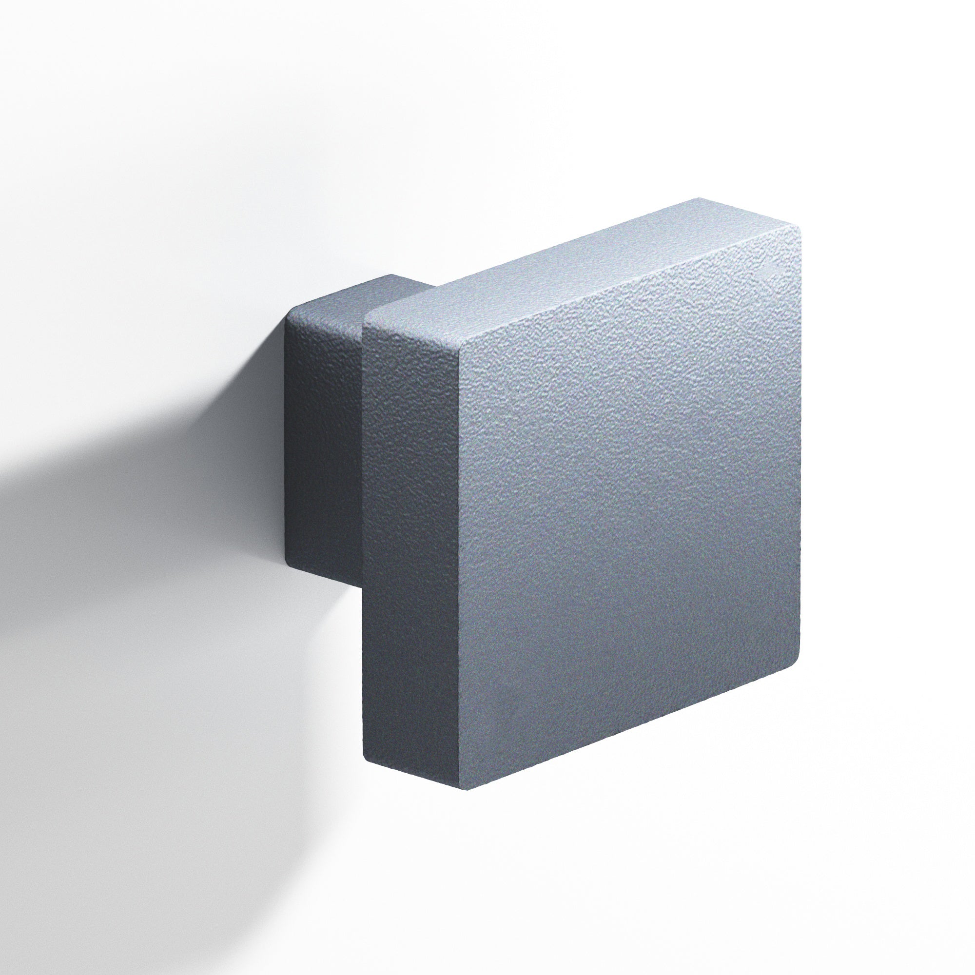 Colonial Bronze Series 749 1.5" Square Cabinet Knob With Rectangular Post Frost Chrome™ / 1.5"