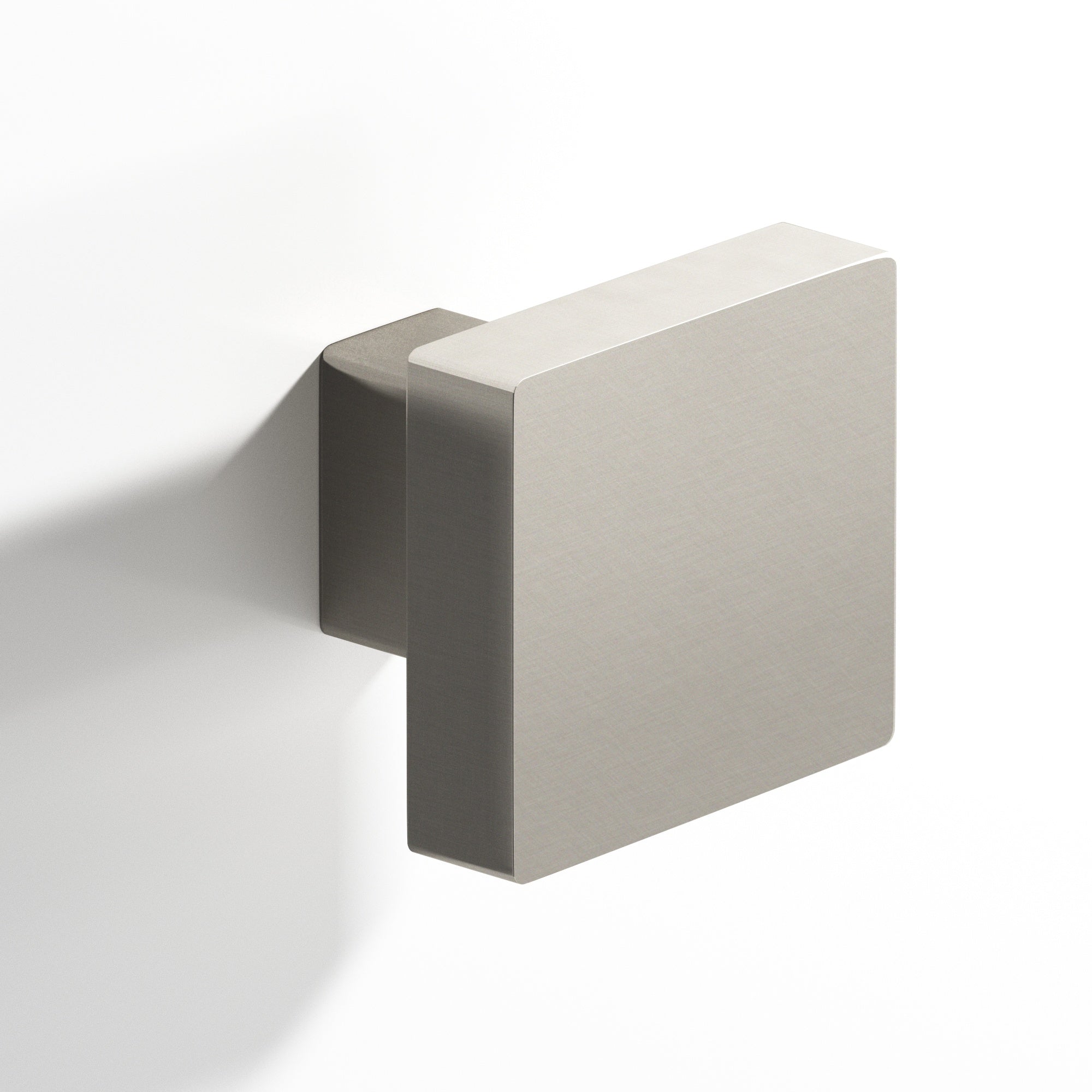 Colonial Bronze Series 749 1.5" Square Cabinet Knob With Rectangular Post Nickel Stainless / 1.5"