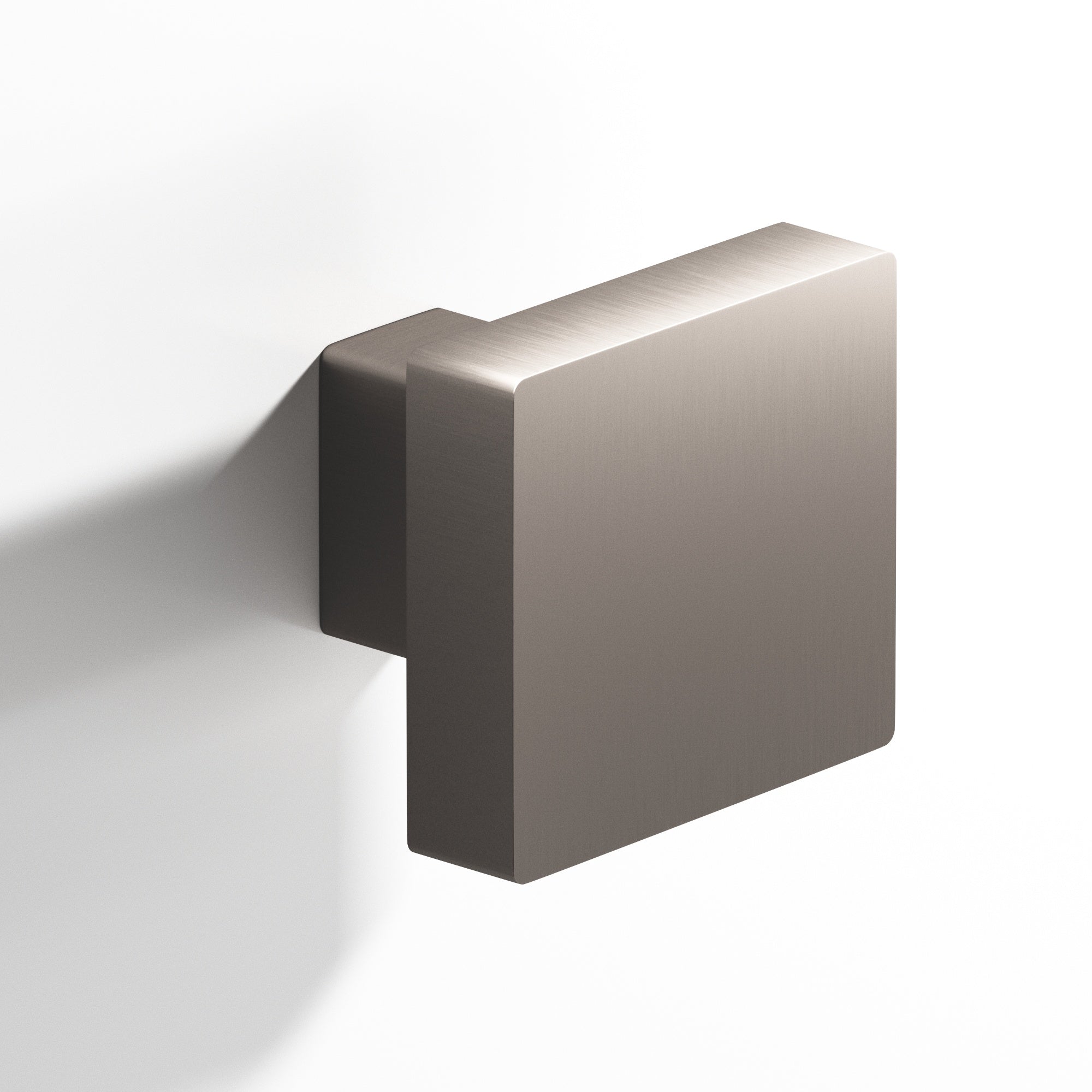 Colonial Bronze Series 749 1.5" Square Cabinet Knob With Rectangular Post Pewter / 1.5"