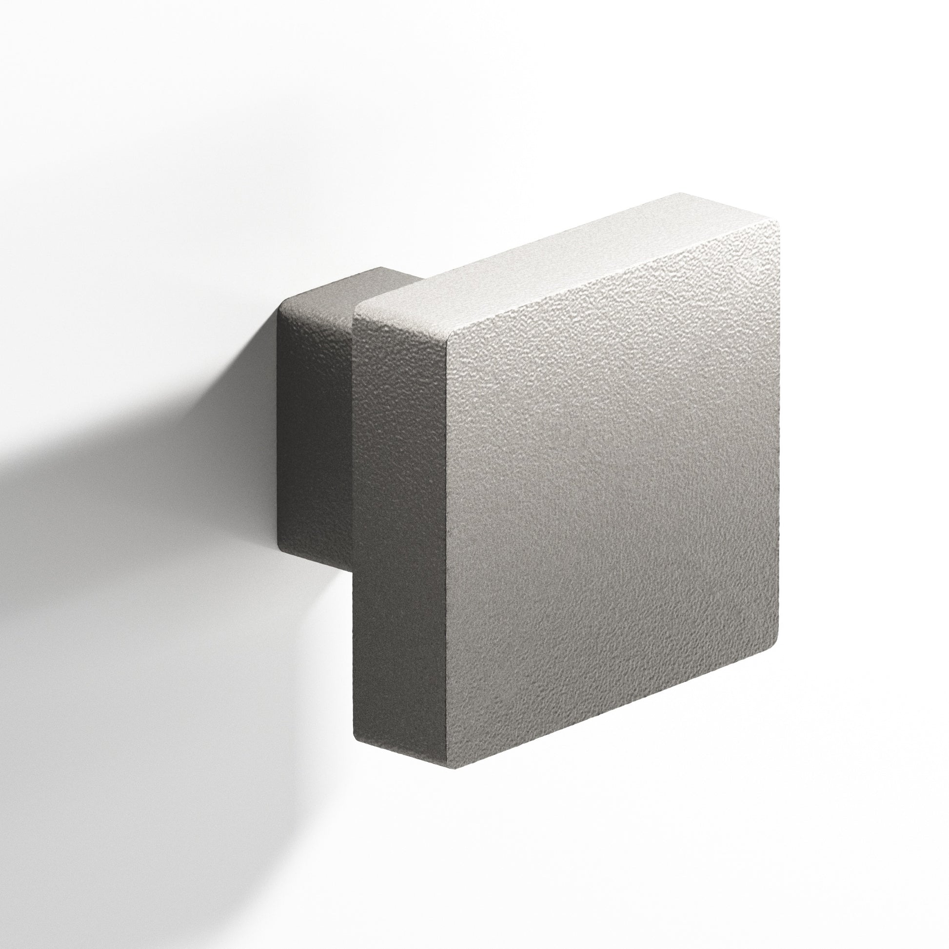 Colonial Bronze Series 749 1.5" Square Cabinet Knob With Rectangular Post Frost Nickel™ / 1.5"