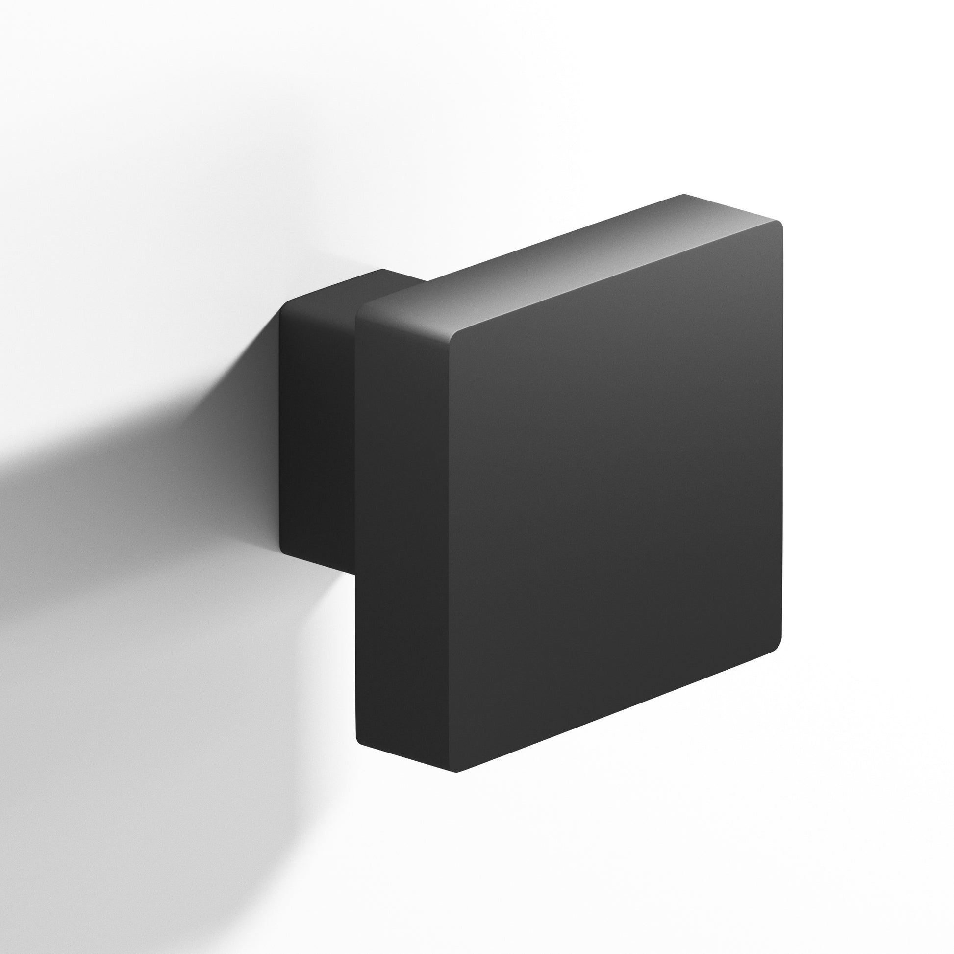 Colonial Bronze Series 749 1.5" Square Cabinet Knob With Rectangular Post Matte Graphite / 1.5"