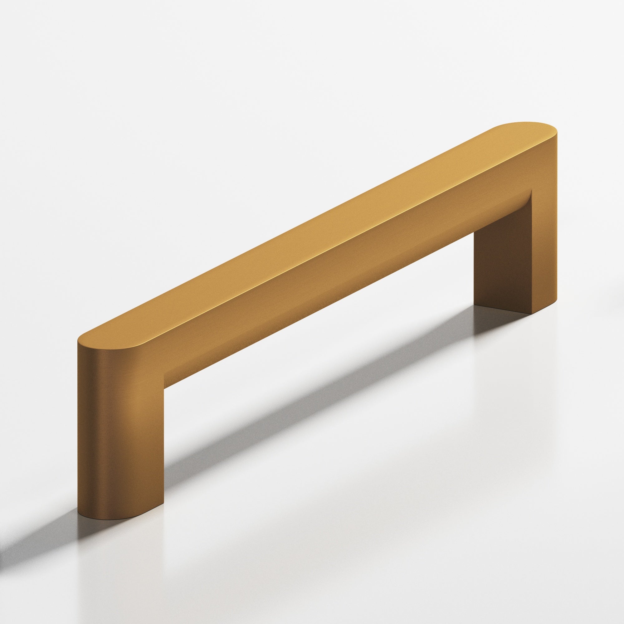 Colonial Bronze Series 765 18" Square Appliance Pull With Rounded Back And Ends Matte Light Statuary Bronze / 18"