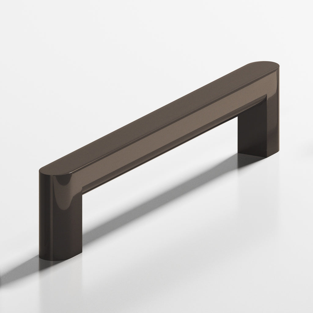 Colonial Bronze Series 762 12" Square Cabinet Pull With Rounded Back And Ends Dark Statuary Bronze / 12"