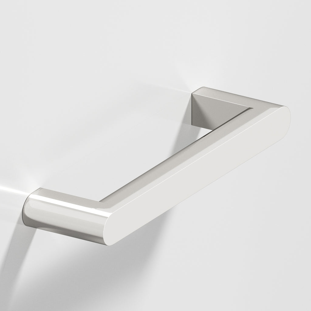 Colonial Bronze Series 762 6" Square Cabinet Pull With Rounded Back And Ends Polished Nickel / 6"
