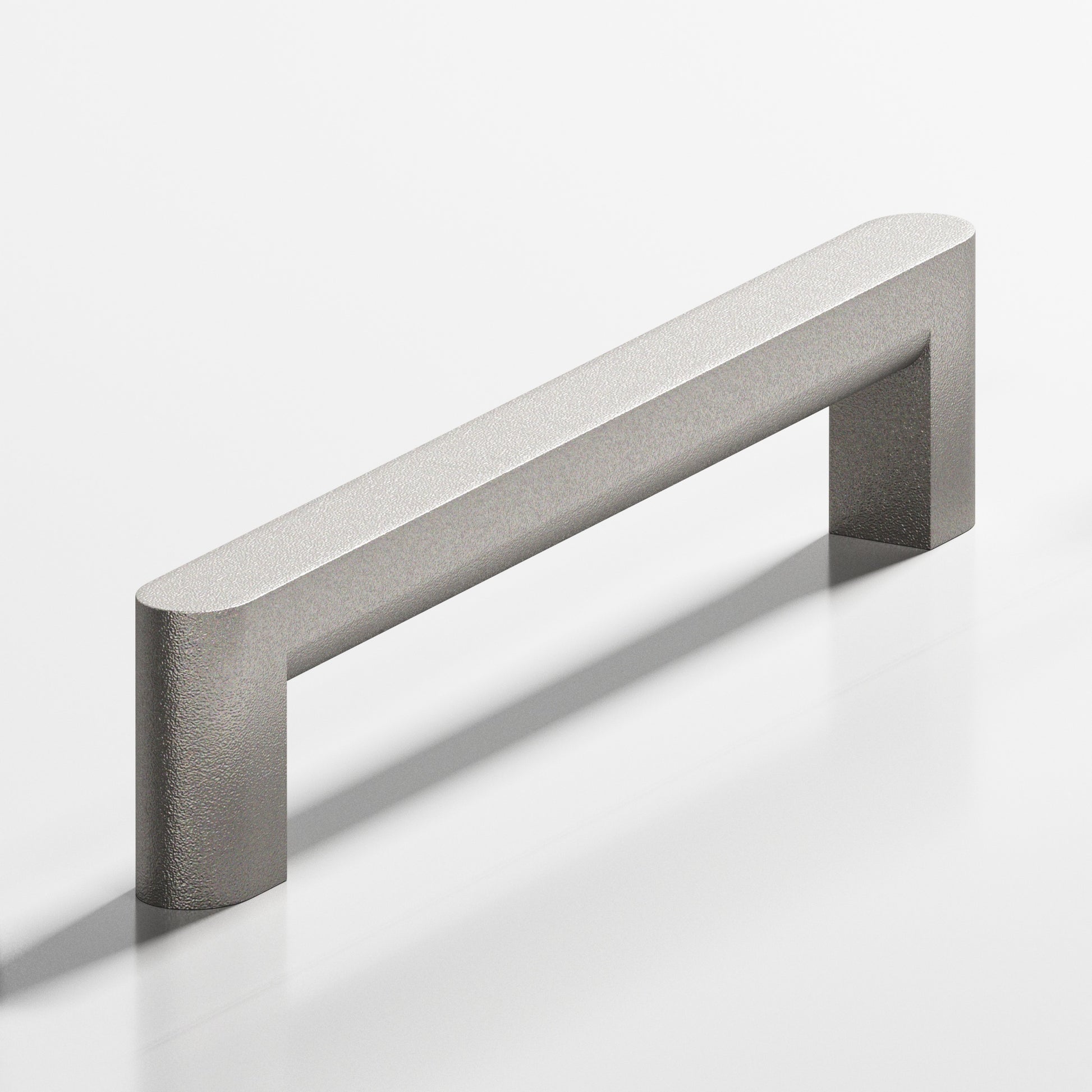 Colonial Bronze Series 760 8" Square Cabinet Pull With Rounded Back And Ends Frost Nickel™ / 8"