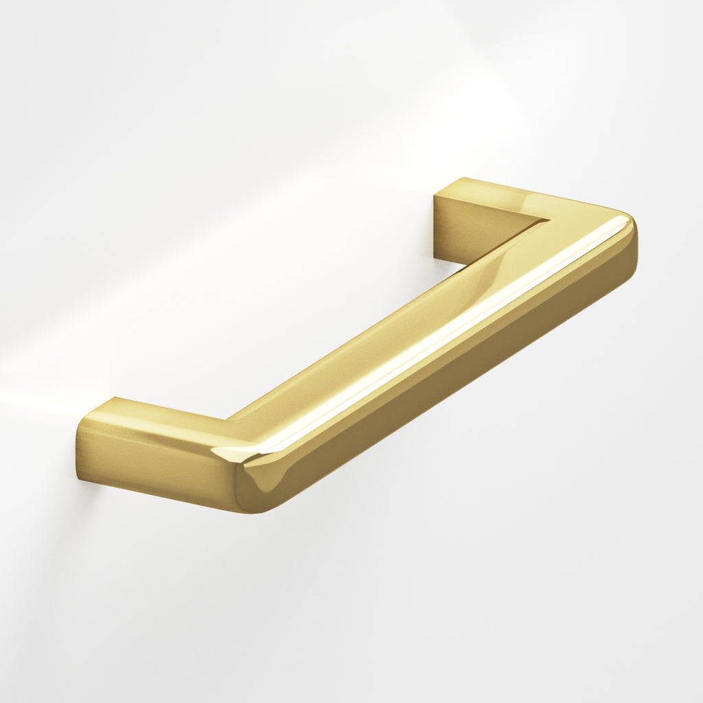 Colonial Bronze Series 785 8" Square Cabinet Pull With Rounded Back And Radiused Edges Antique Bronze / 8"