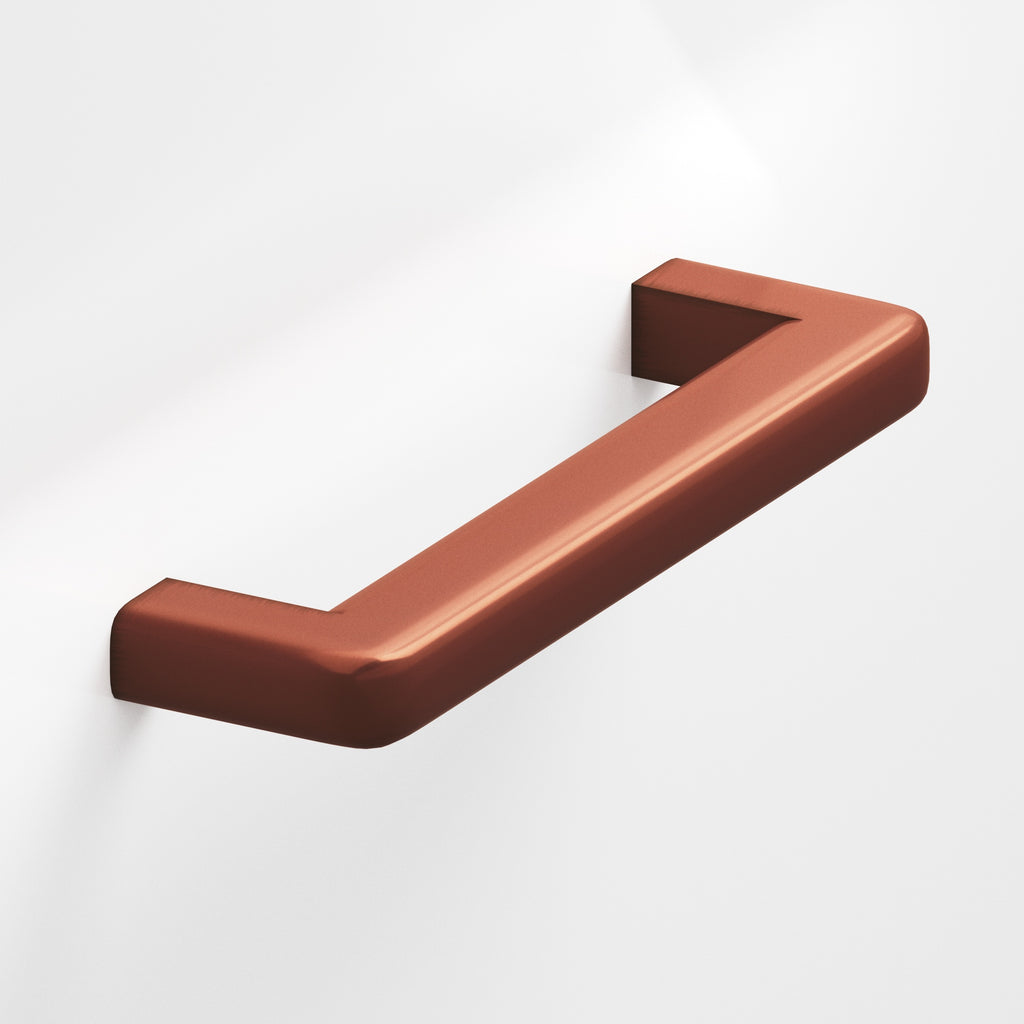 Colonial Bronze Series 780 4" Square Cabinet Pull With Rounded Back And Radiused Edges Matte Antique Copper / 4"