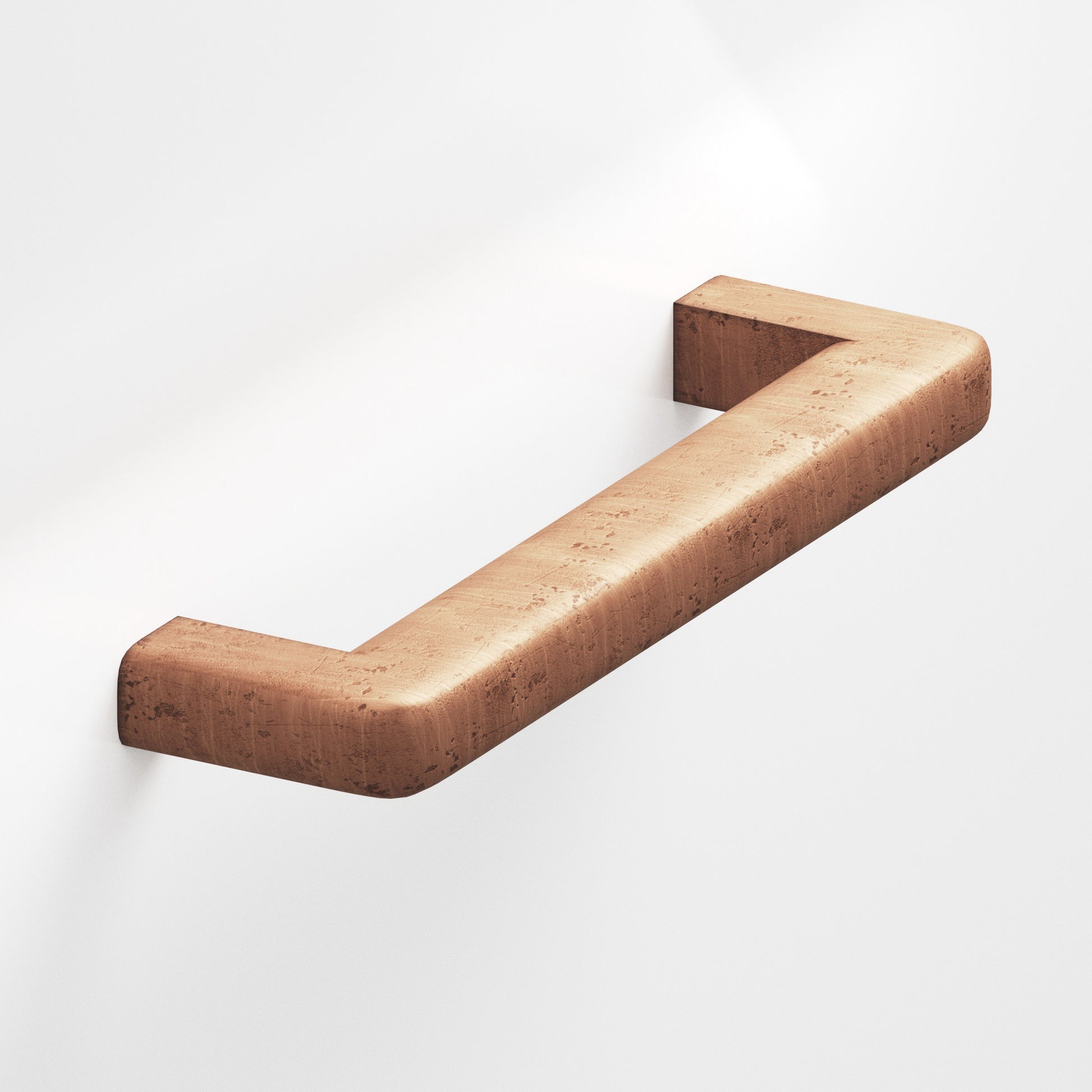 Colonial Bronze Series 785 18" Square Appliance Pull With Rounded Back And Radiused Edges Distressed Antique Copper / 18"