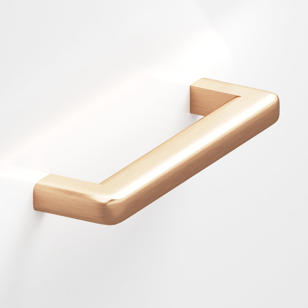 Colonial Bronze Series 785 8" Square Cabinet Pull With Rounded Back And Radiused Edges Satin Bronze / 8"