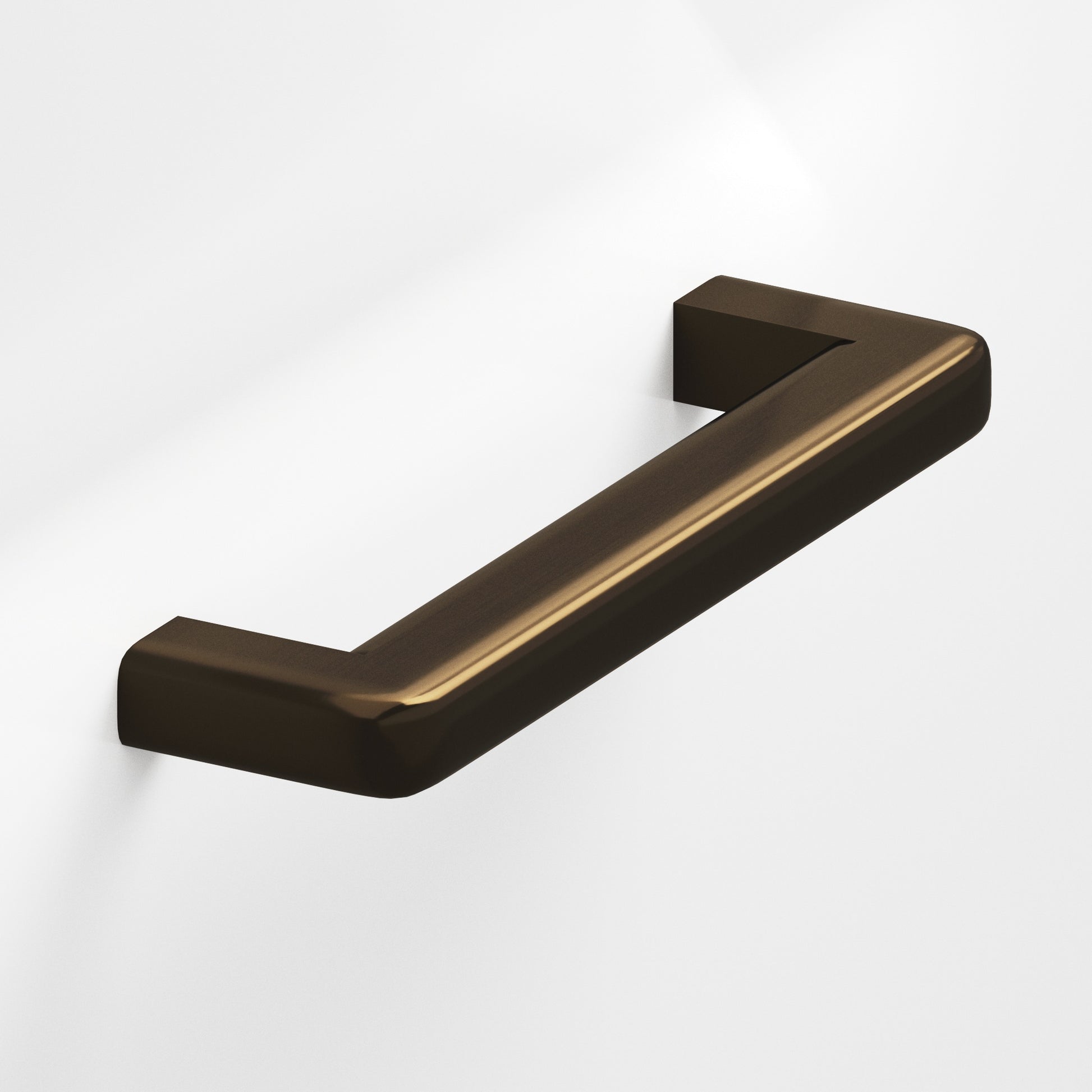 Colonial Bronze Series 780 8" Square Cabinet Pull With Rounded Back And Radiused Edges Oil Rubbed Bronze / 8"