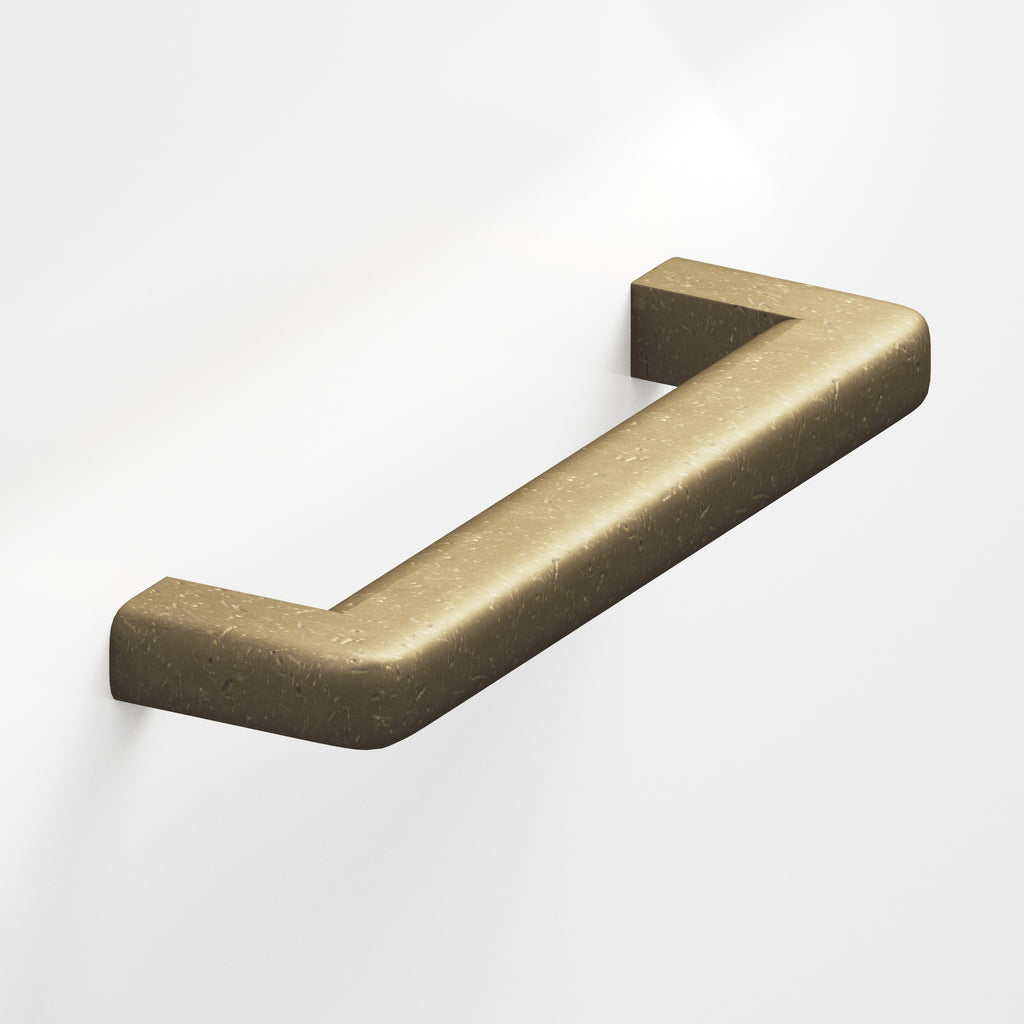 Colonial Bronze Series 780 10" Square Cabinet Pull With Rounded Back And Radiused Edges Distressed Oil Rubbed Bronze / 10"