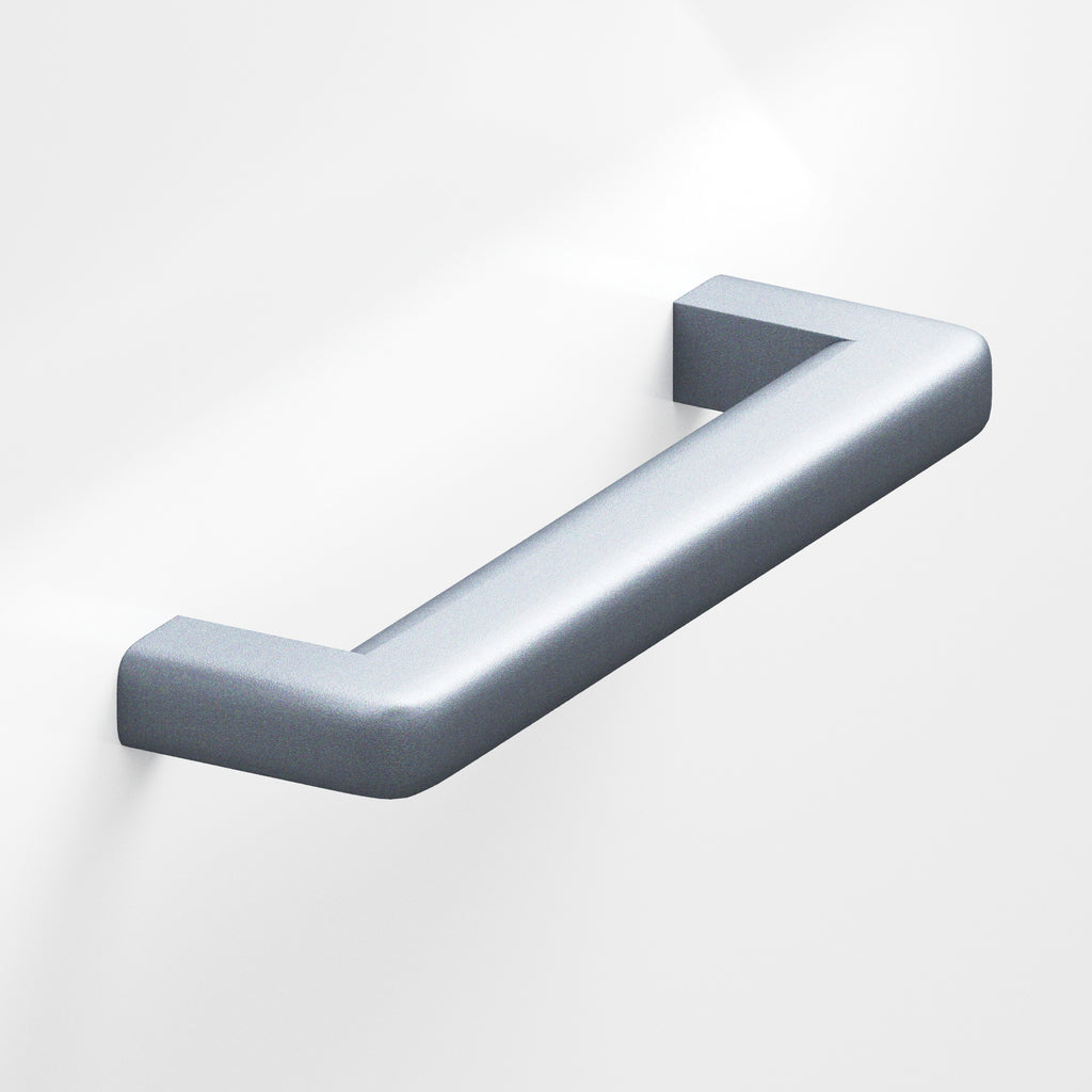 Colonial Bronze Series 785 8" Square Cabinet Pull With Rounded Back And Radiused Edges Frost Chrome™ / 8"