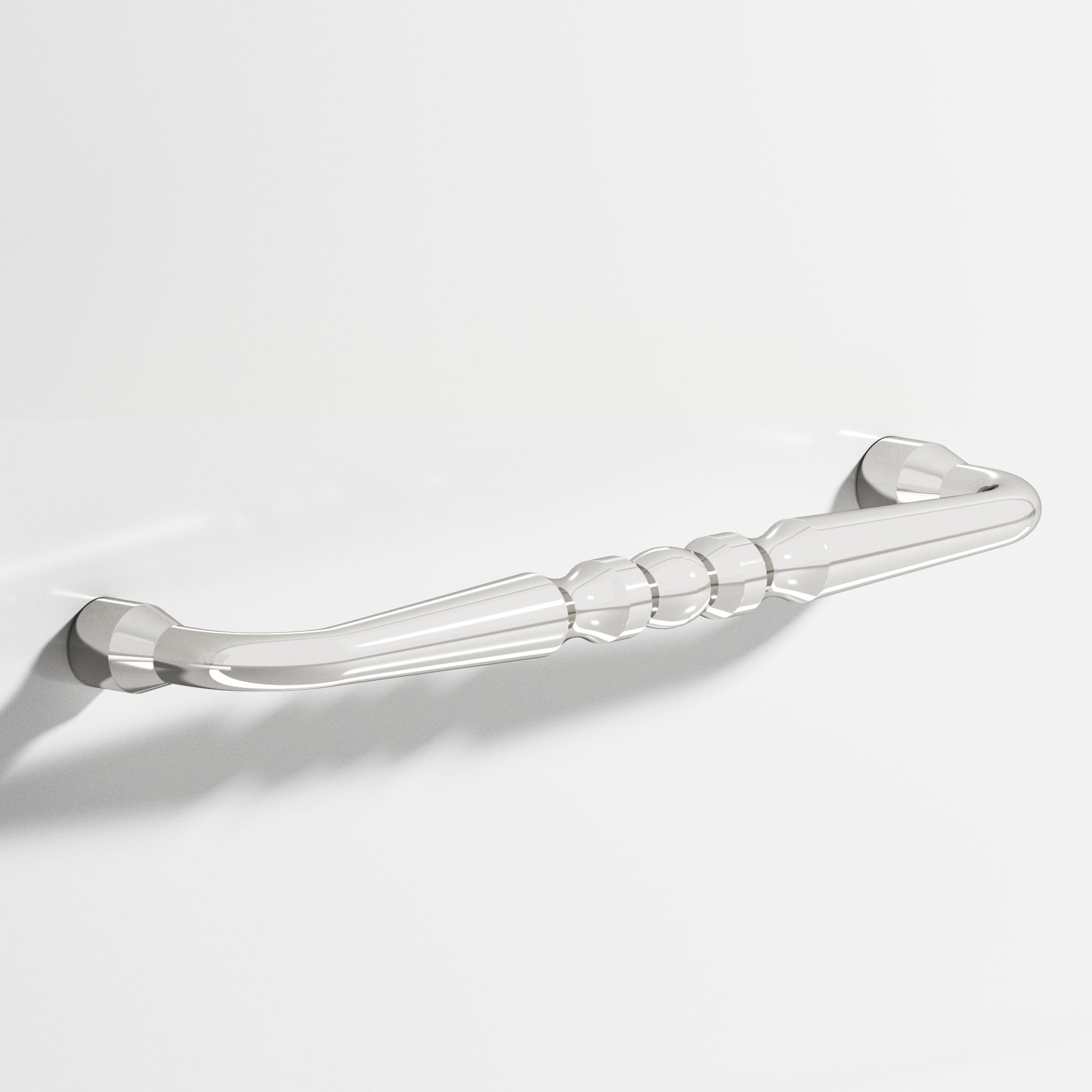 Colonial Bronze Series 813 6" Detailed Wire Cabinet Pull With Bead Polished Nickel / 6"