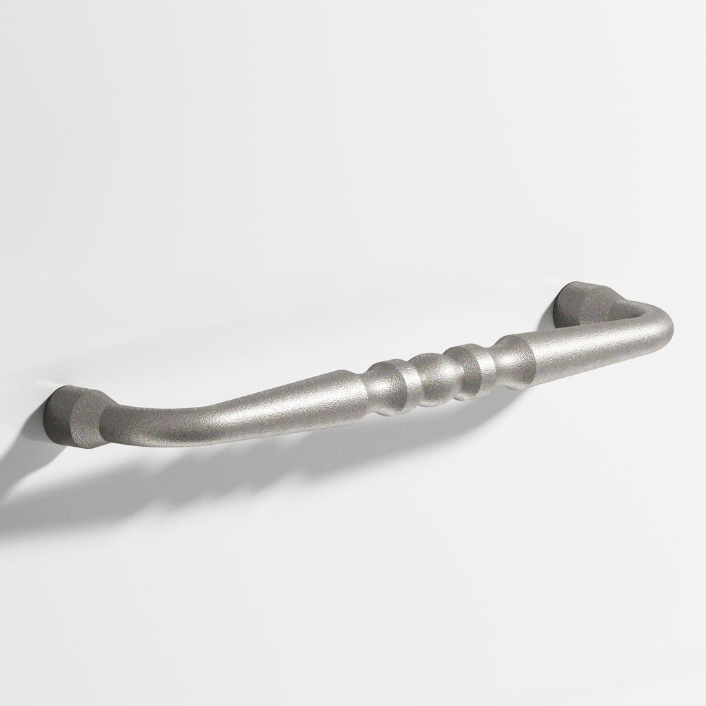 Colonial Bronze Series 813 6" Detailed Wire Cabinet Pull With Bead Frost Nickel™ / 6"
