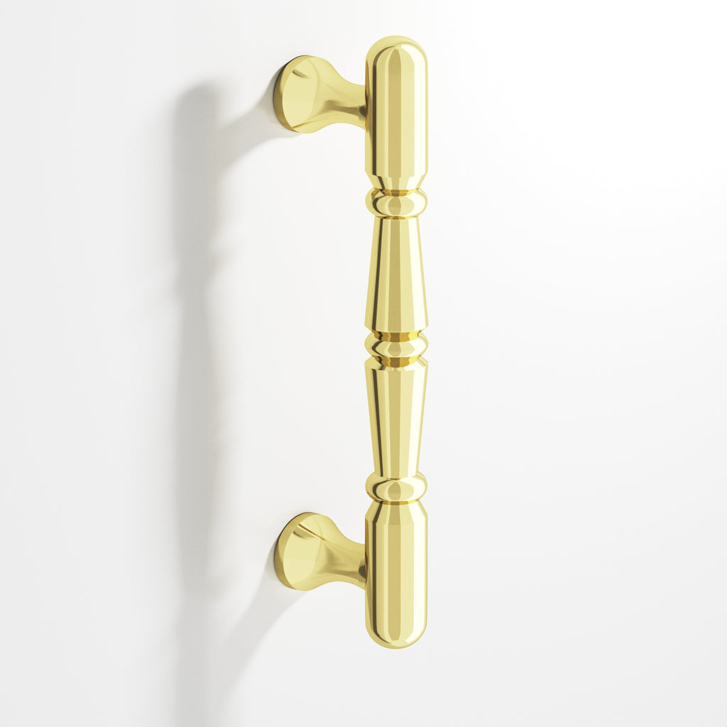 Colonial Bronze Series 851 6" Detailed Wire Cabinet Pull Appliance Pull Polished Brass / 6"