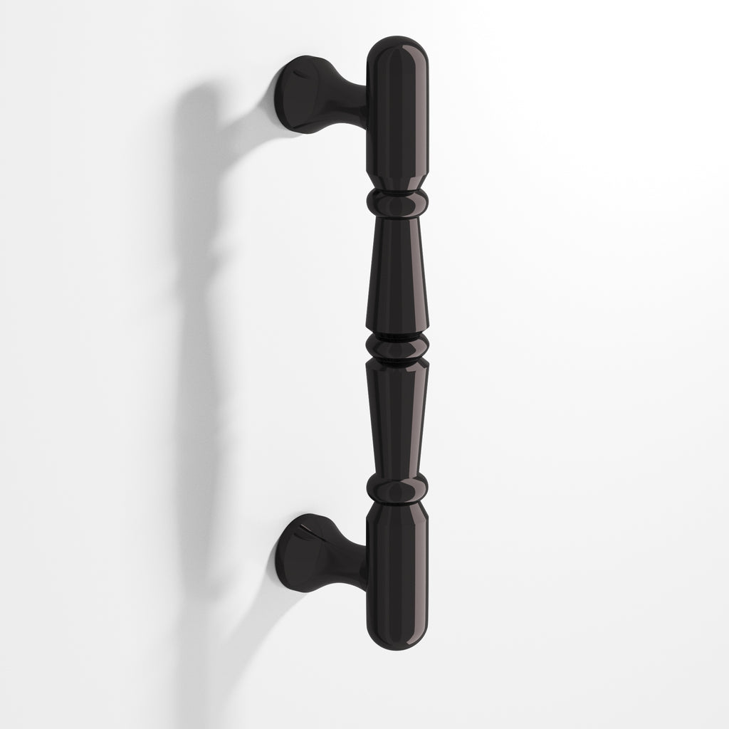 Colonial Bronze Series 851 6" Detailed Wire Cabinet Pull Appliance Pull Satin Black / 6"