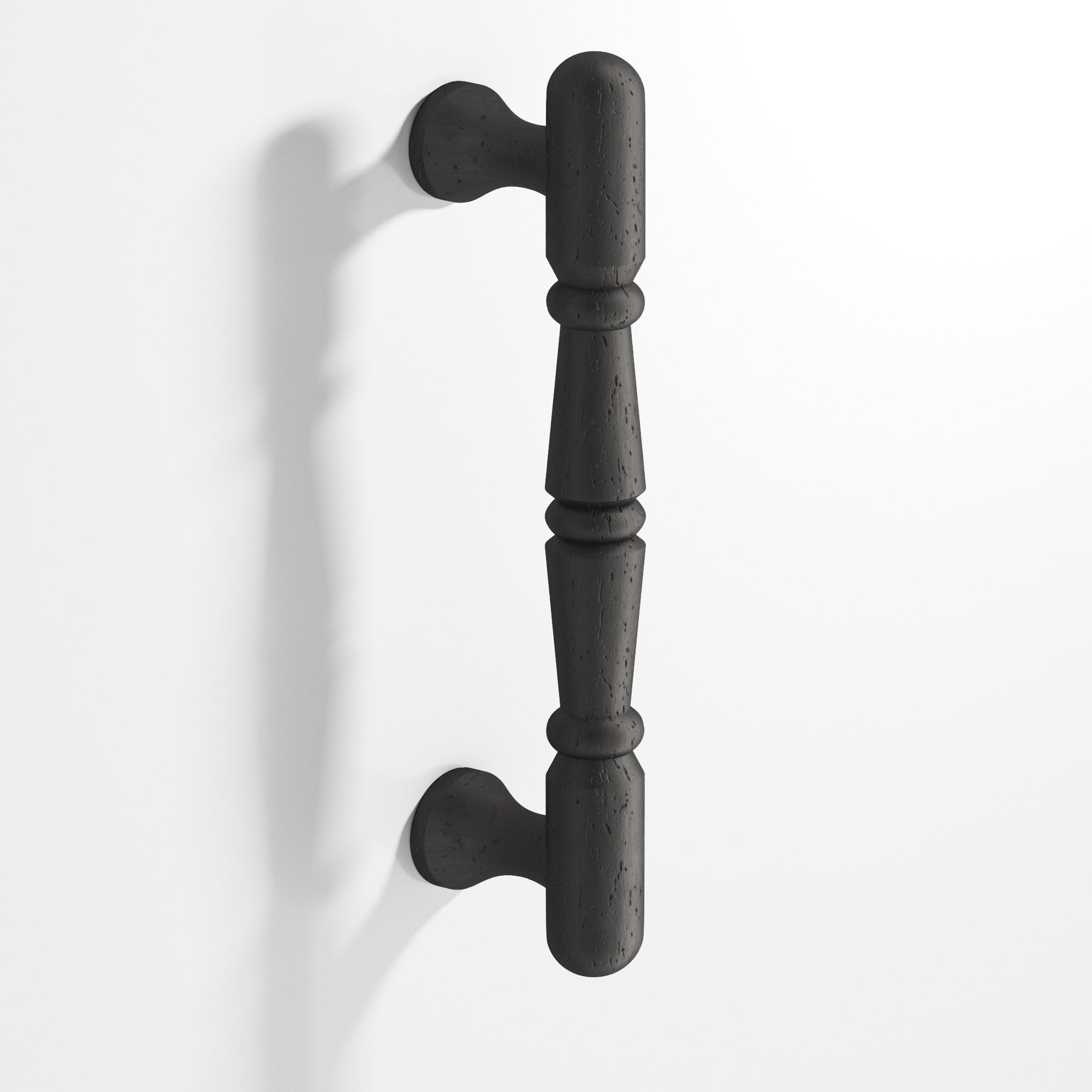 Colonial Bronze Series 851 6" Detailed Wire Cabinet Pull Appliance Pull Distressed Satin Black / 6"