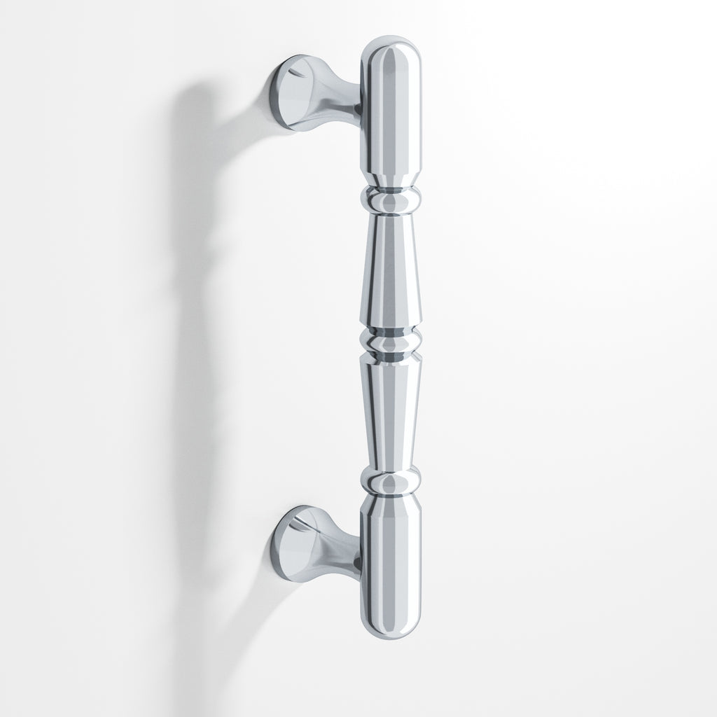 Colonial Bronze Series 851 6" Detailed Wire Cabinet Pull Appliance Pull Polished Chrome / 6"