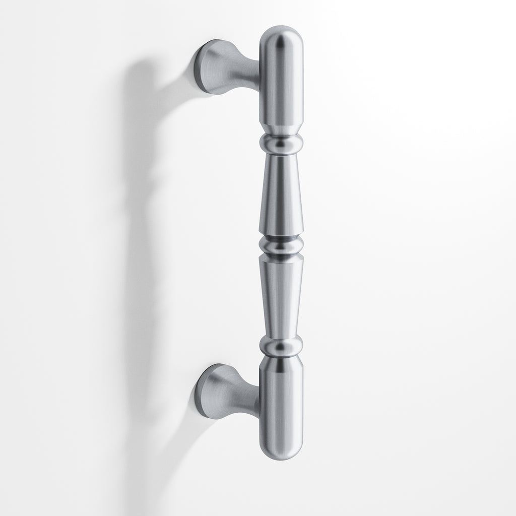 Colonial Bronze Series 851 6" Detailed Wire Cabinet Pull Appliance Pull Satin Chrome / 6"