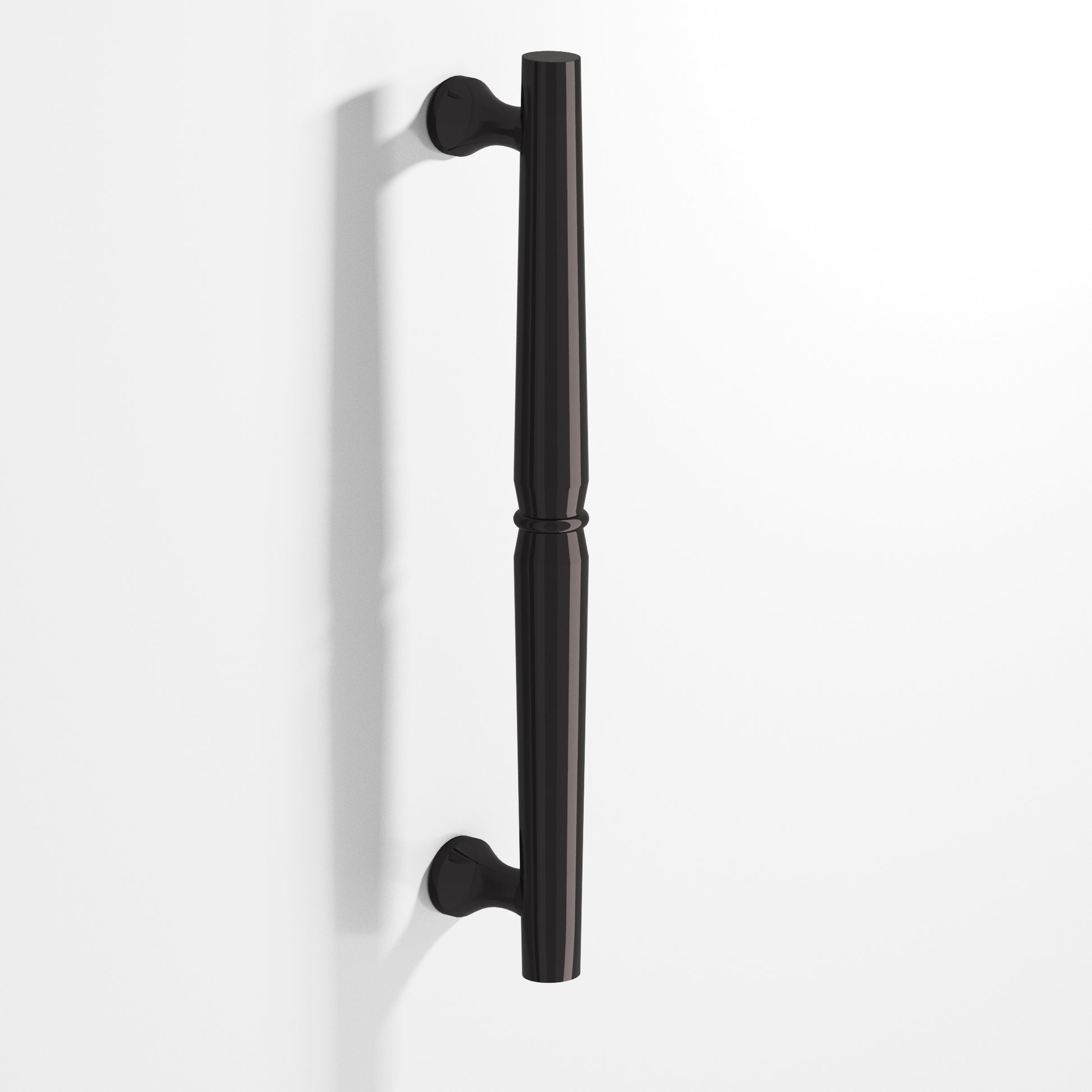 Colonial Bronze Series 852 10" Detailed Wire Appliance Pull With Bead Satin Black / 10"