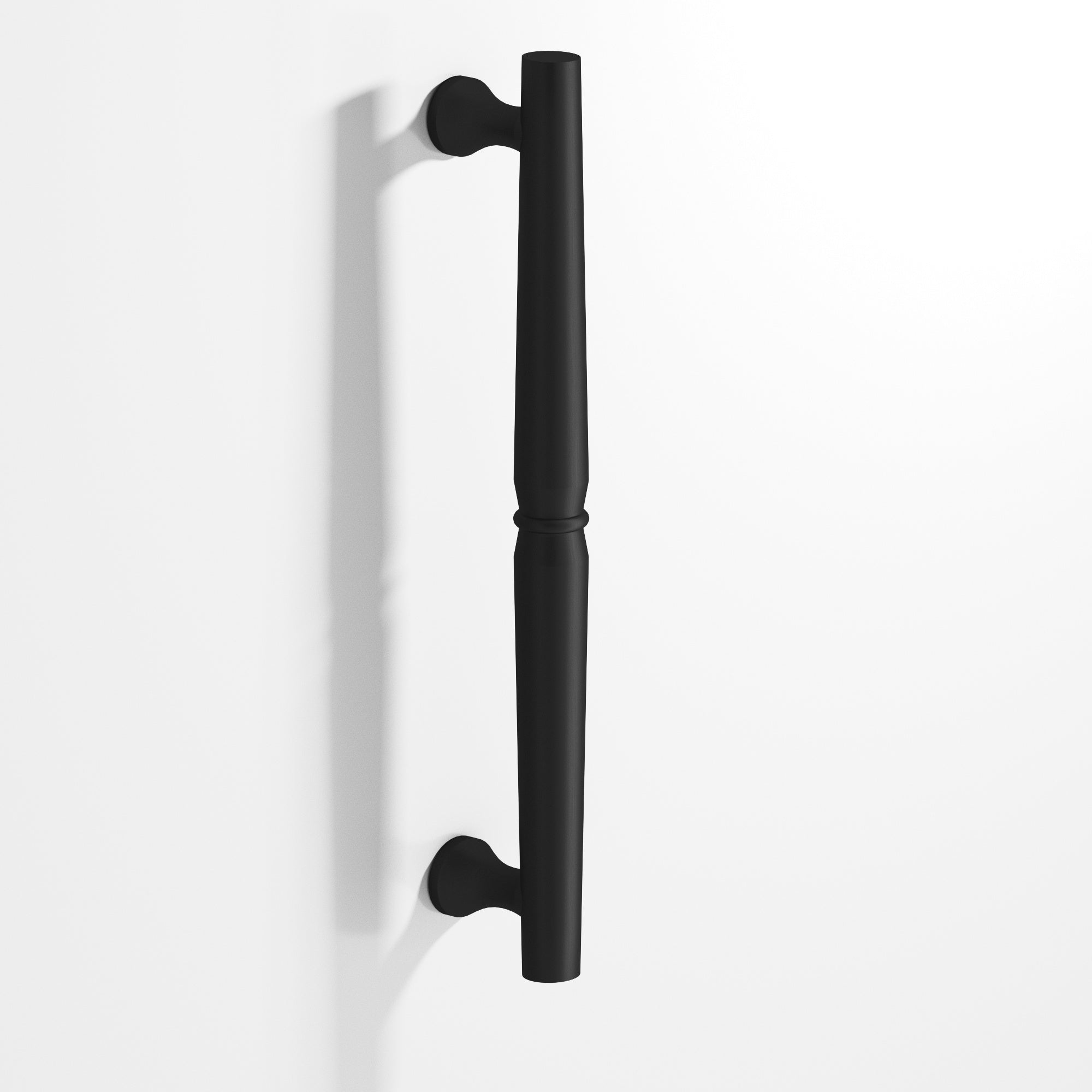Colonial Bronze Series 852 10" Detailed Wire Appliance Pull With Bead Matte Satin Black / 10"