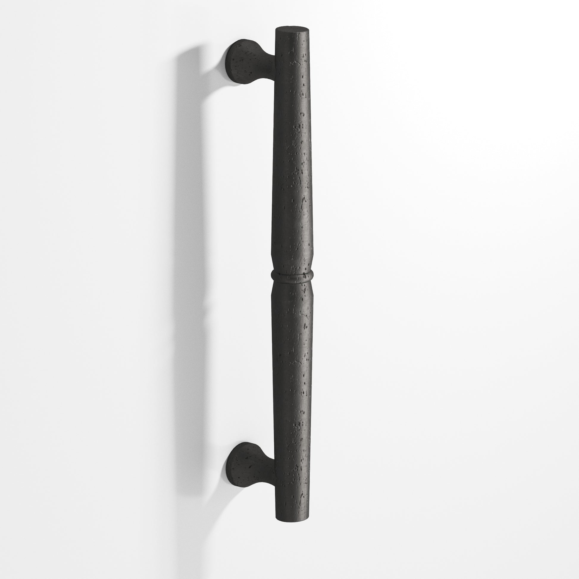 Colonial Bronze Series 852 10" Detailed Wire Appliance Pull With Bead Distressed Satin Black / 10"