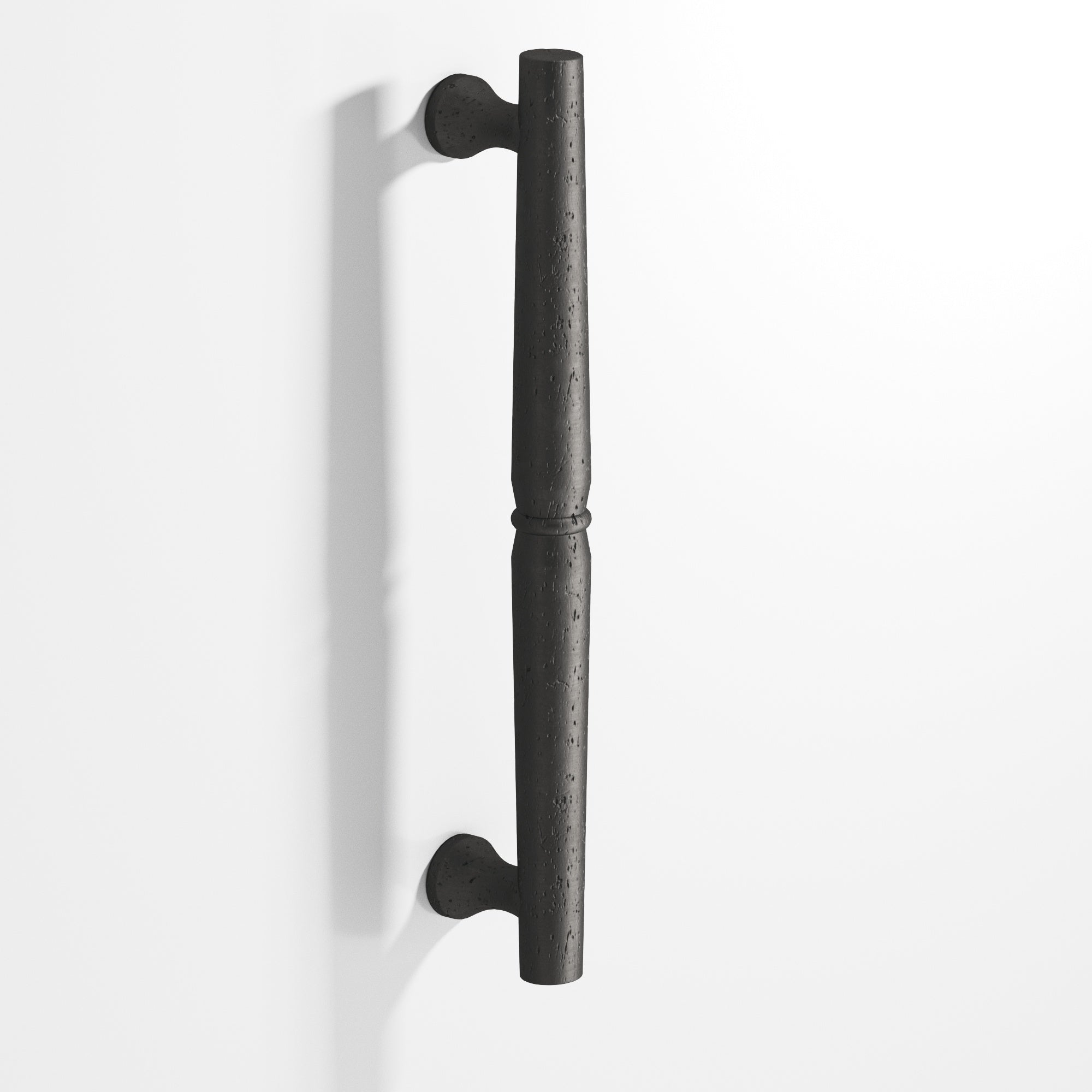 Colonial Bronze Series 852 10" Detailed Wire Appliance Pull With Bead Distressed Satin Black / 10"