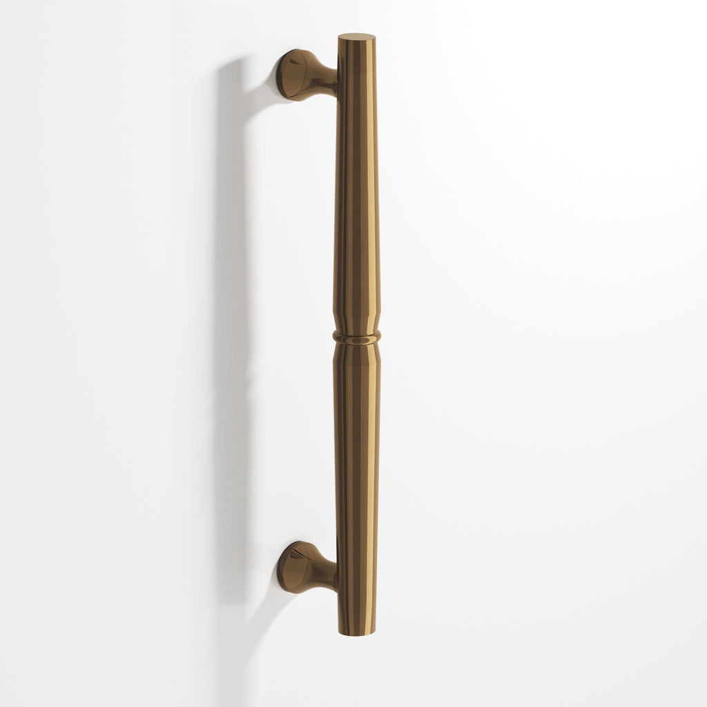 Colonial Bronze Series 852 10" Detailed Wire Appliance Pull With Bead Light Statuary Bronze / 10"
