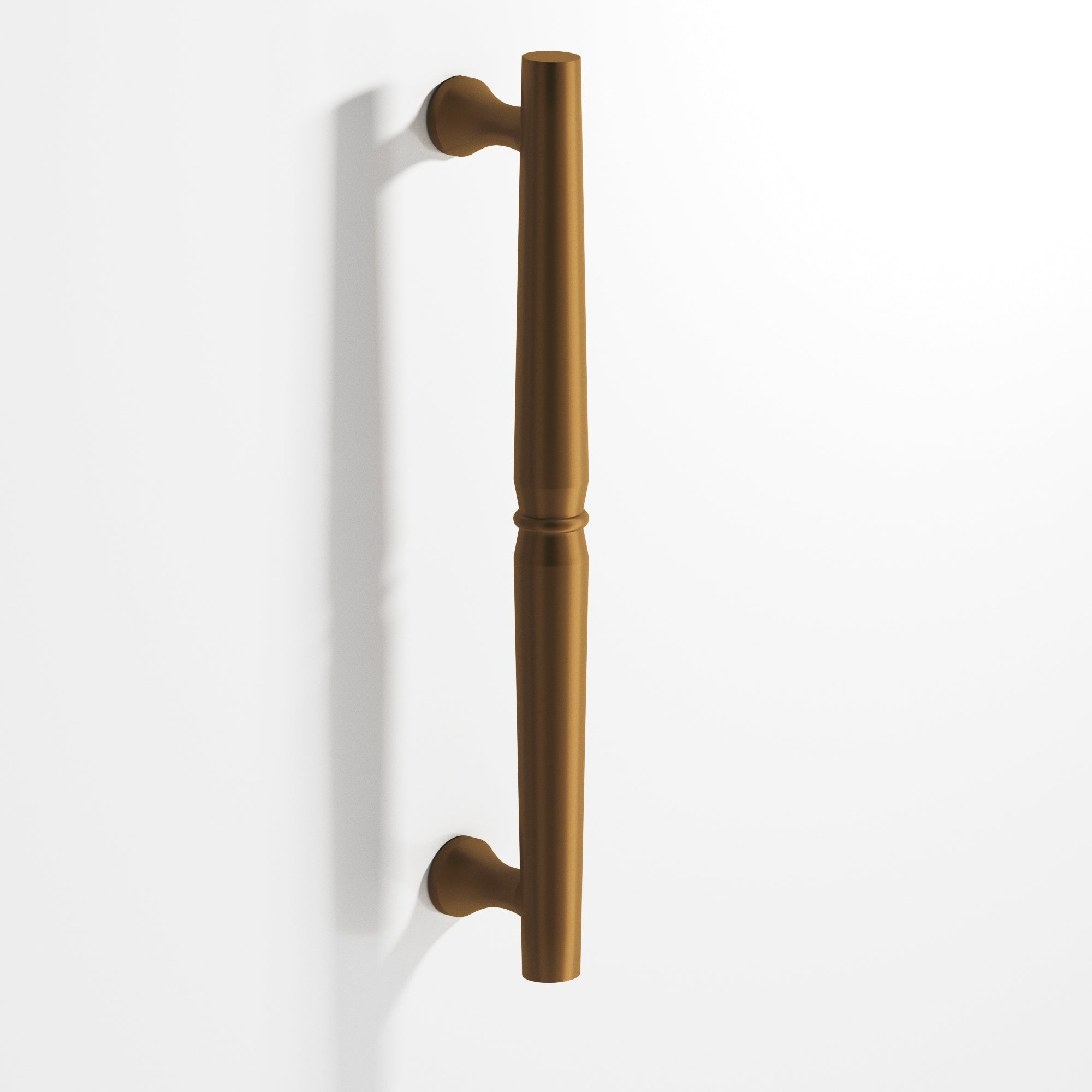 Colonial Bronze Series 852 10" Detailed Wire Appliance Pull With Bead Matte Light Statuary Bronze / 10"