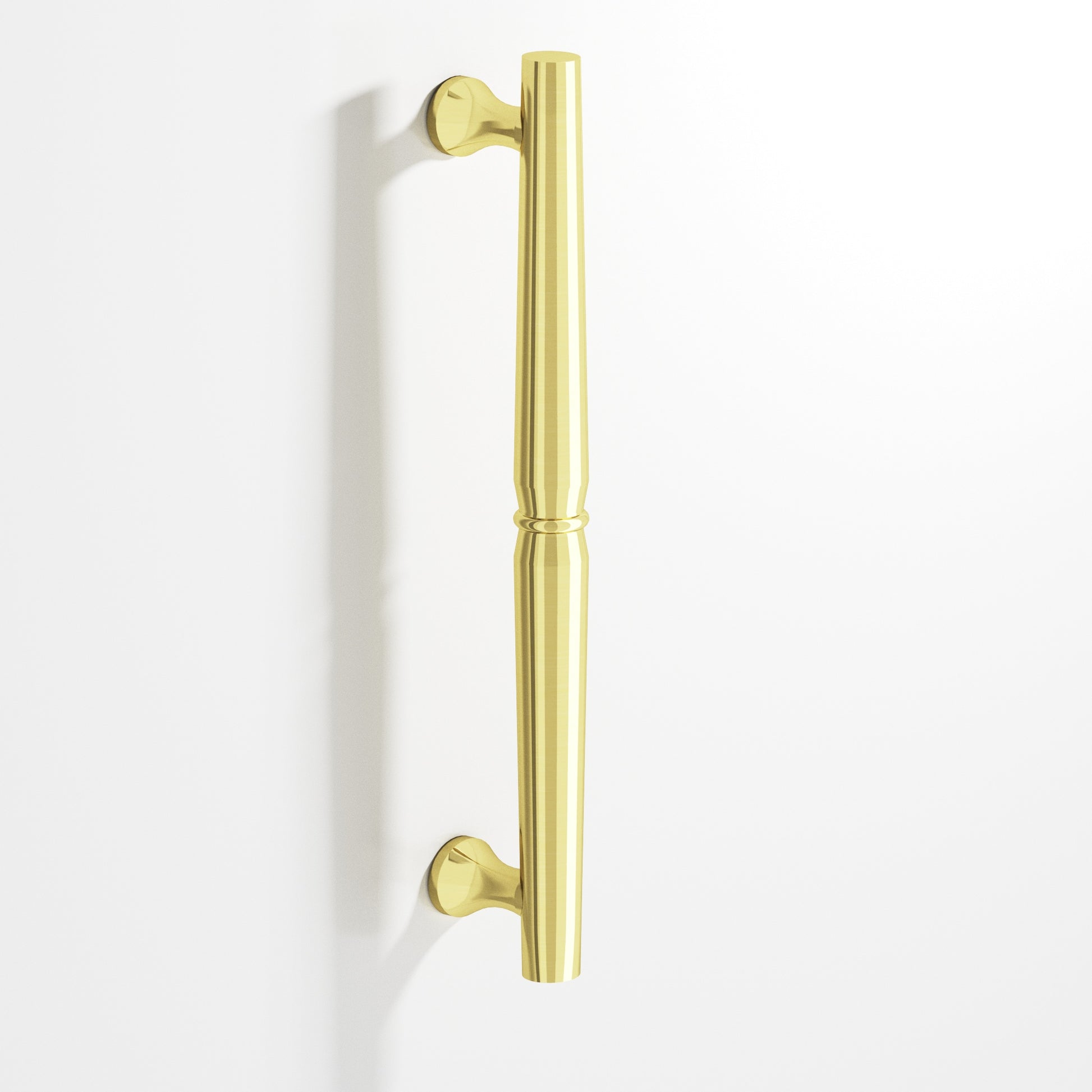 Colonial Bronze Series 852 10" Detailed Wire Appliance Pull With Bead Unlacquered Polished Brass / 10"