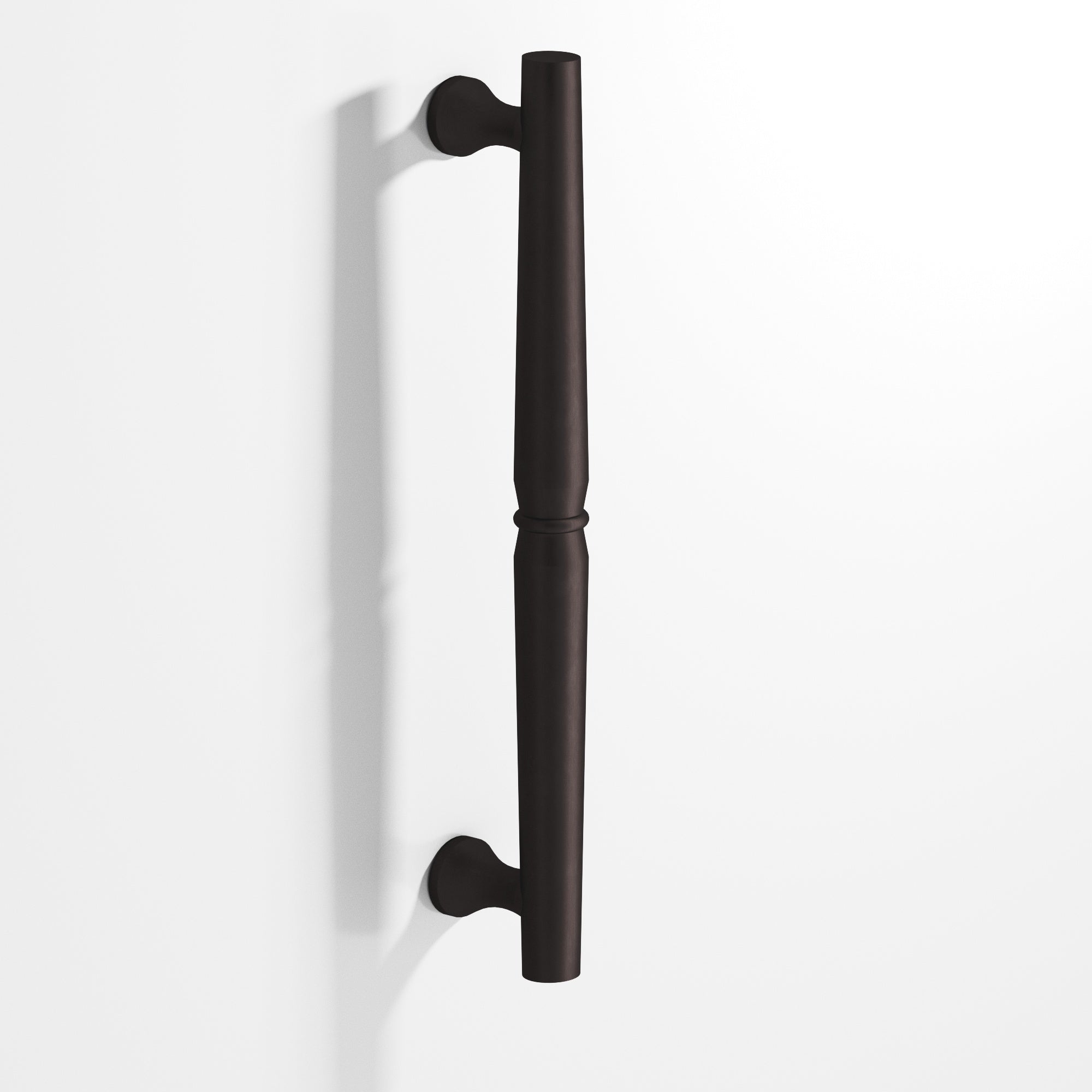 Colonial Bronze Series 852 10" Detailed Wire Appliance Pull With Bead Matte Dark Statuary Bronze / 10"