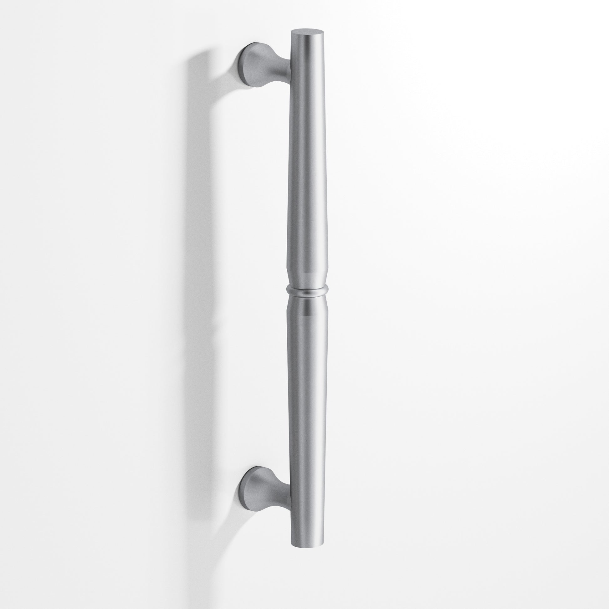 Colonial Bronze Series 852 10" Detailed Wire Appliance Pull With Bead Matte Satin Chrome / 10"