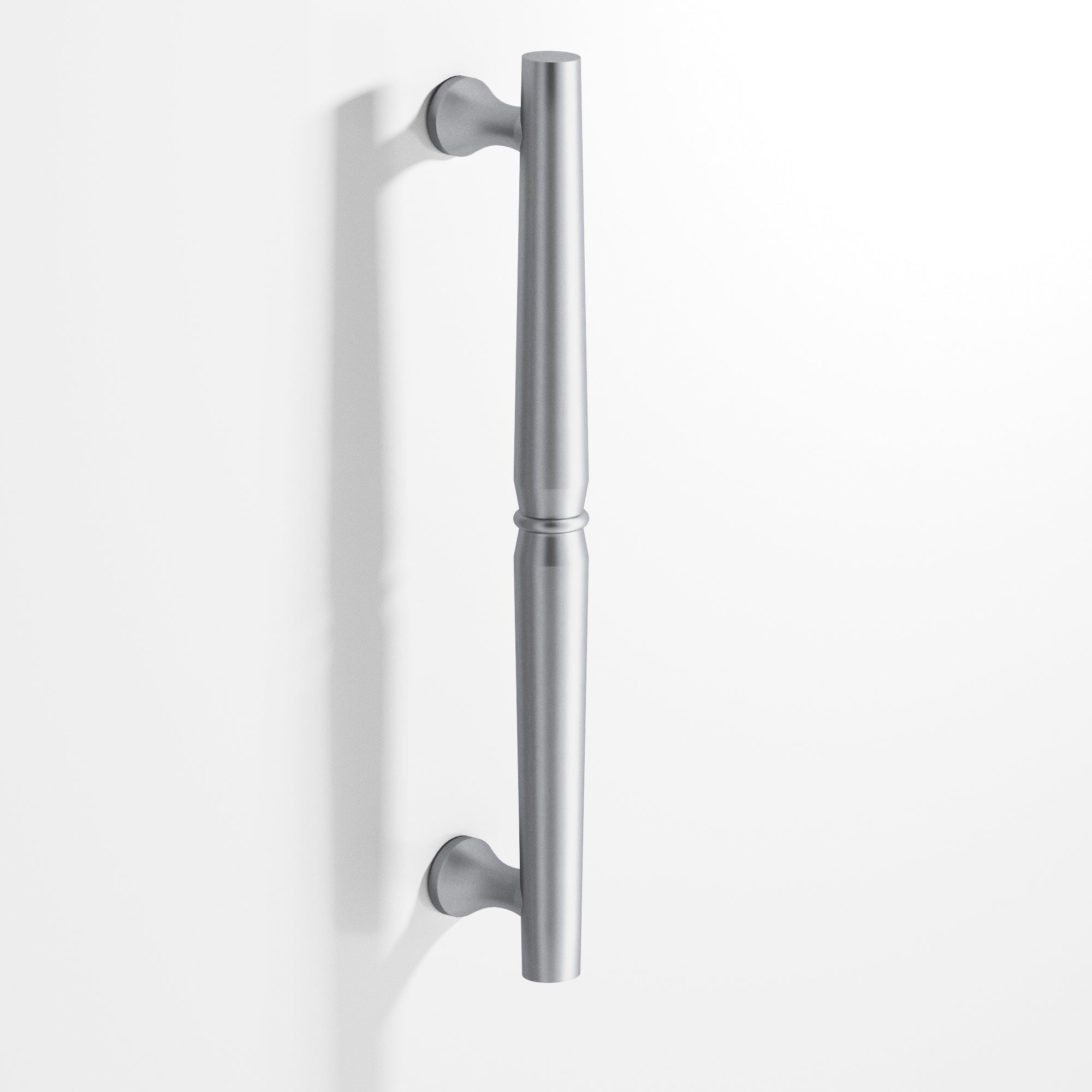 Colonial Bronze Series 852 10" Detailed Wire Appliance Pull With Bead Matte Satin Chrome / 10"