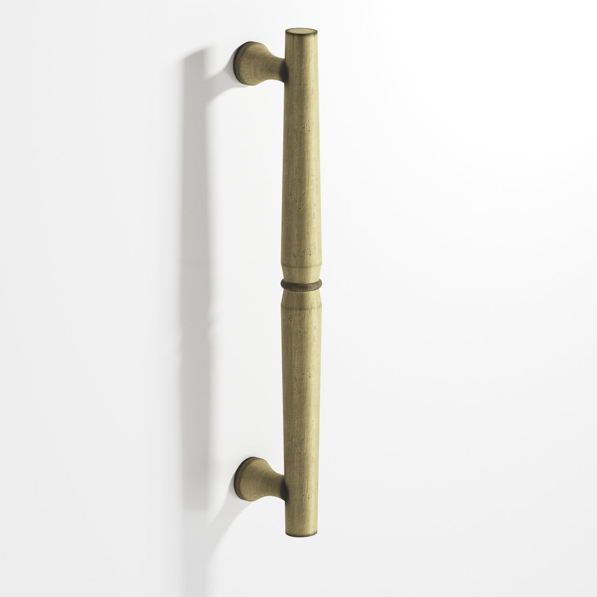 Colonial Bronze Series 852 10" Detailed Wire Appliance Pull With Bead Distressed Antique Brass / 10"