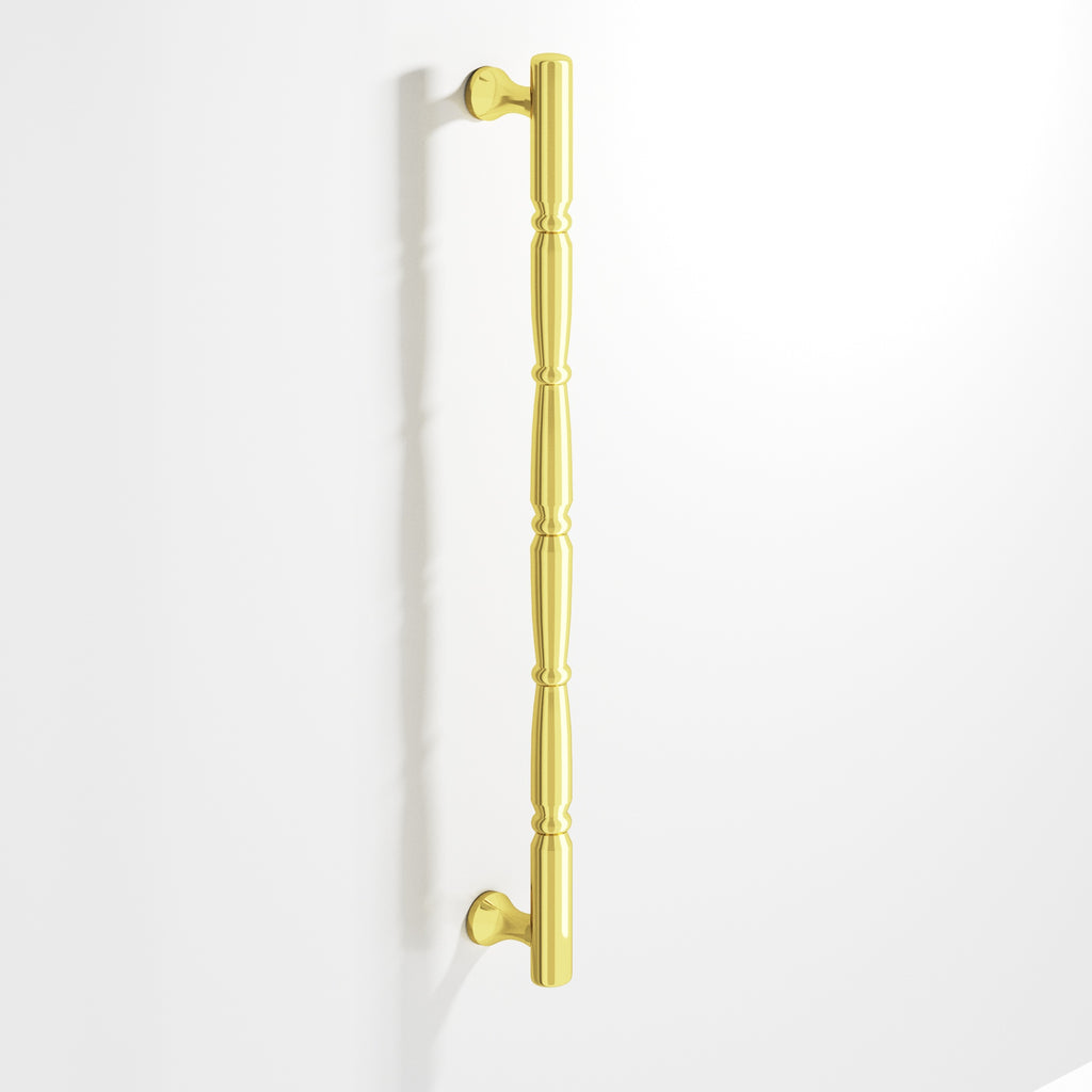 Colonial Bronze Series 855 16" Detailed Wire Appliance Pull With Beads And Radiused Ends French Gold / 16"