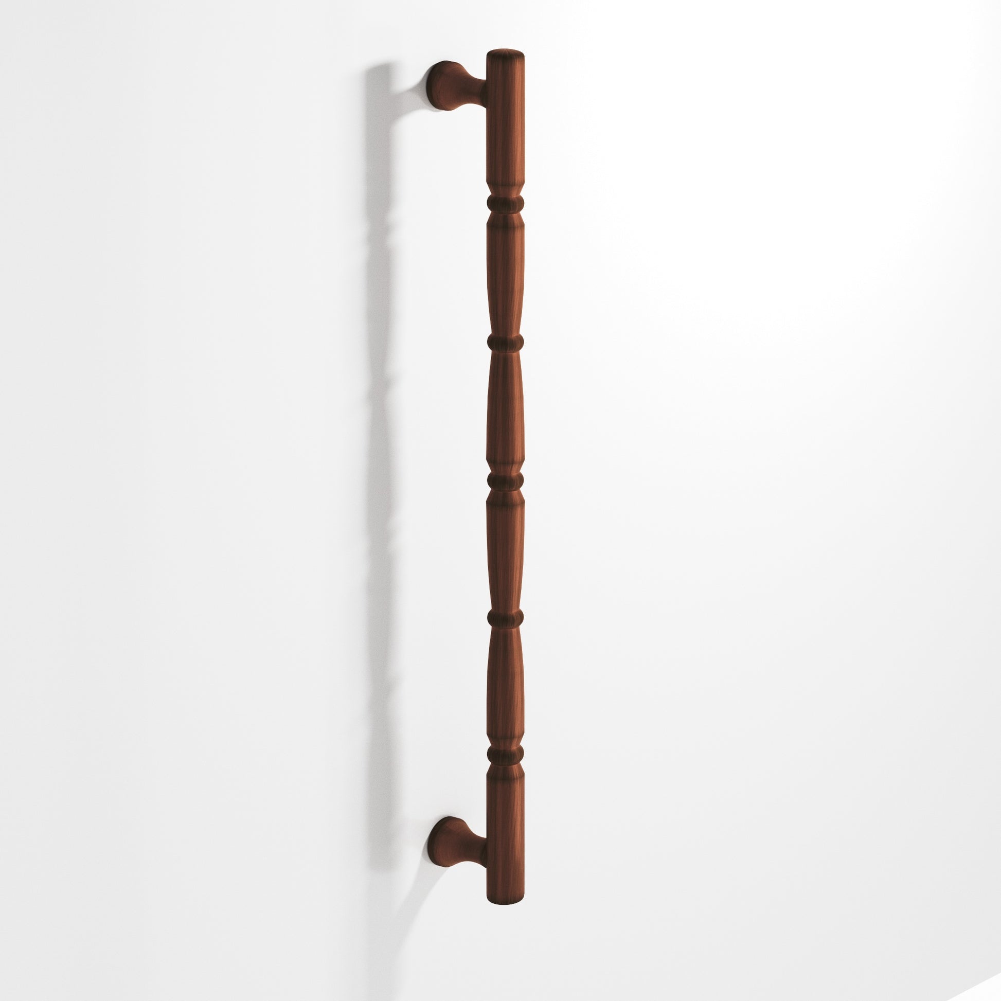 Colonial Bronze Series 855 16" Detailed Wire Appliance Pull With Beads And Radiused Ends Matte Antique Copper / 16"