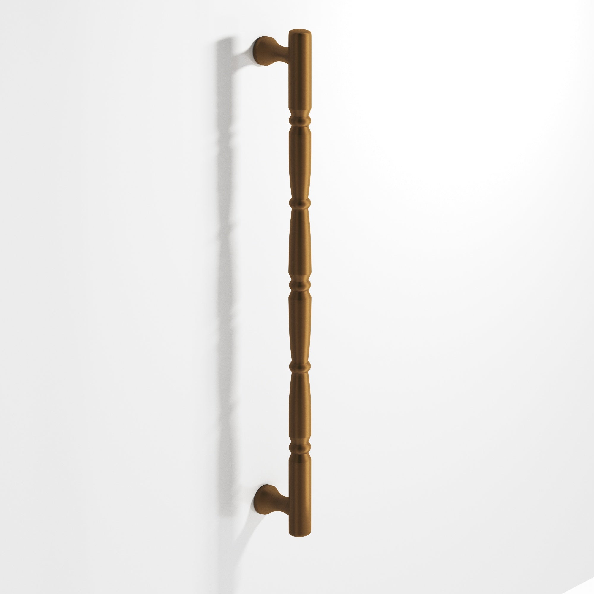 Colonial Bronze Series 855 16" Detailed Wire Appliance Pull With Beads And Radiused Ends Matte Light Statuary Bronze / 16"