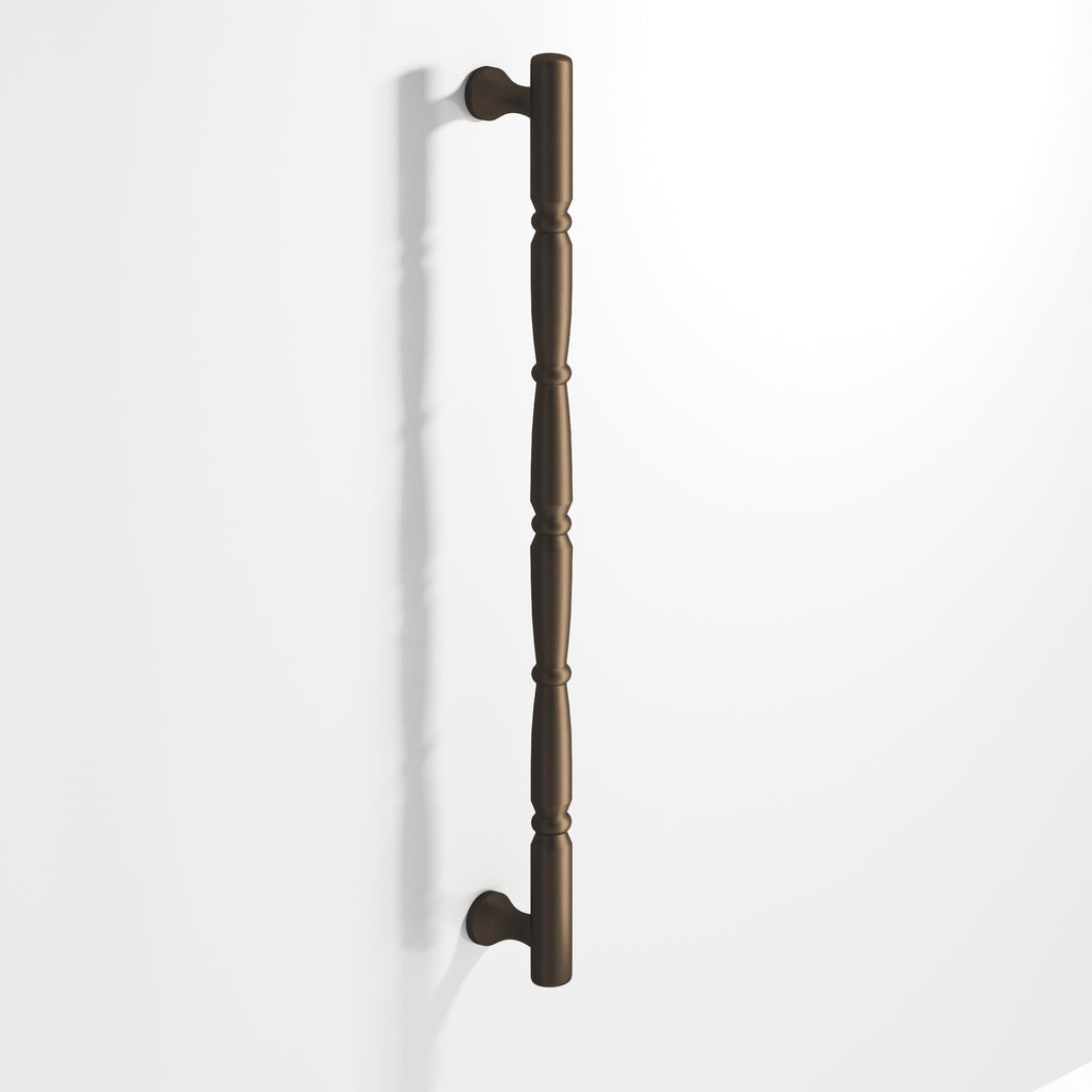 Colonial Bronze Series 855 16" Detailed Wire Appliance Pull With Beads And Radiused Ends Heritage Bronze / 16"