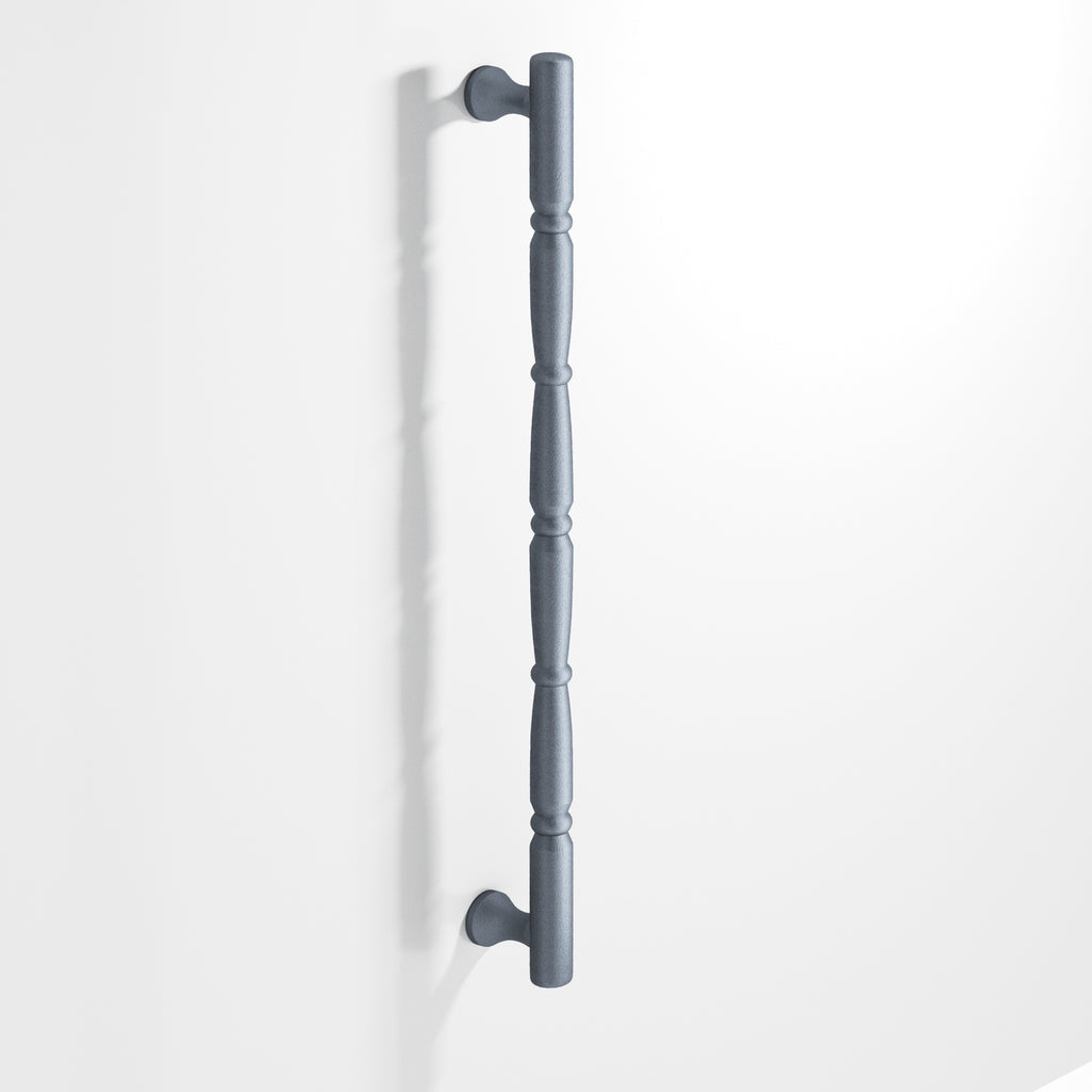 Colonial Bronze Series 855 16" Detailed Wire Appliance Pull With Beads And Radiused Ends Frost Chrome™ / 16"