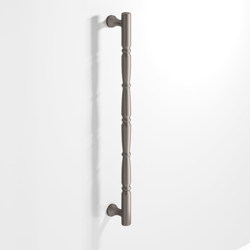Colonial Bronze Series 855 16" Detailed Wire Appliance Pull With Beads And Radiused Ends Pewter / 16"