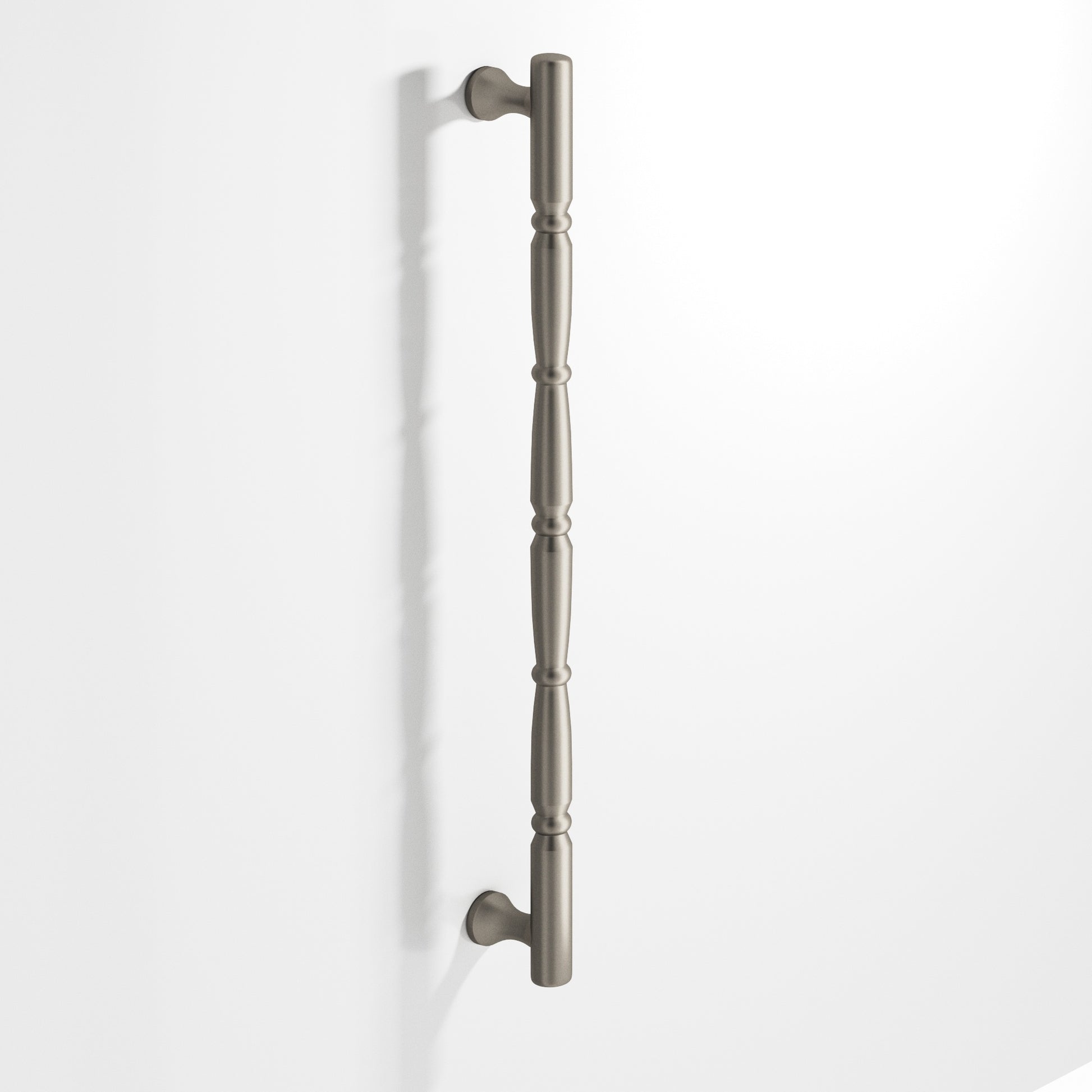 Colonial Bronze Series 855 16" Detailed Wire Appliance Pull With Beads And Radiused Ends Matte Pewter / 16"