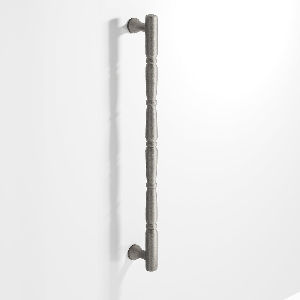 Colonial Bronze Series 855 16" Detailed Wire Appliance Pull With Beads And Radiused Ends Frost Nickel™ / 16"