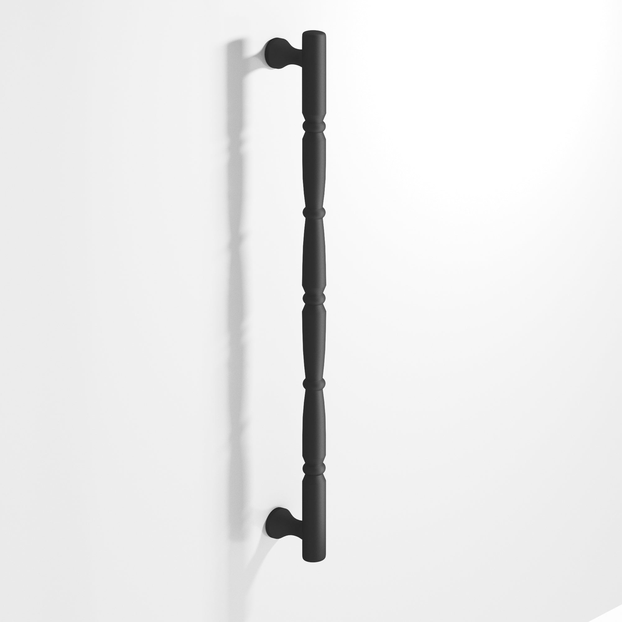 Colonial Bronze Series 855 16" Detailed Wire Appliance Pull With Beads And Radiused Ends Matte Graphite / 16"