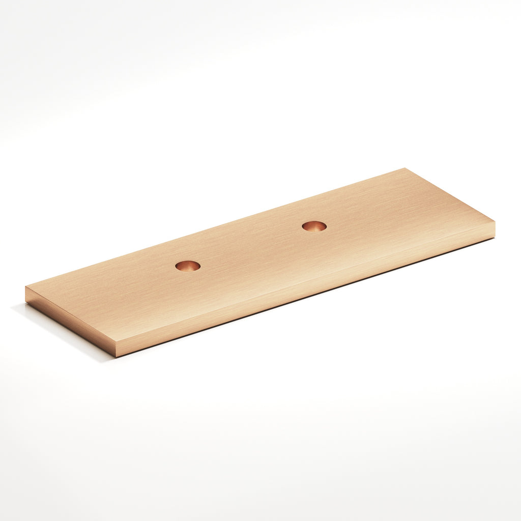 Colonial Bronze Series 9420 4" Rectangular Offset Backplate For Use With 420 457 And 458 Series Satin Bronze / 4"