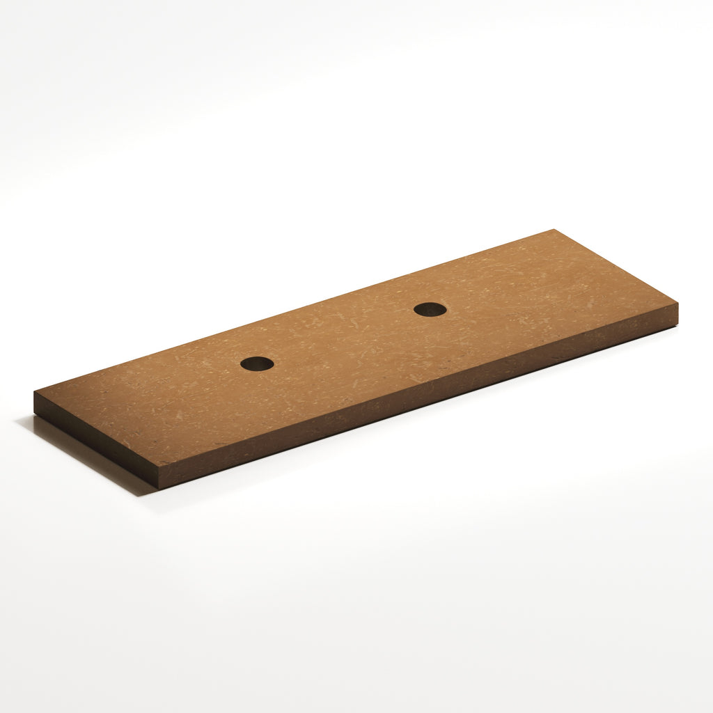 Colonial Bronze Series 9420 3.5" Rectangular Offset Backplate For Use With 420 457 And 458 Series Distressed Light Statuary Bronze / 3.5"