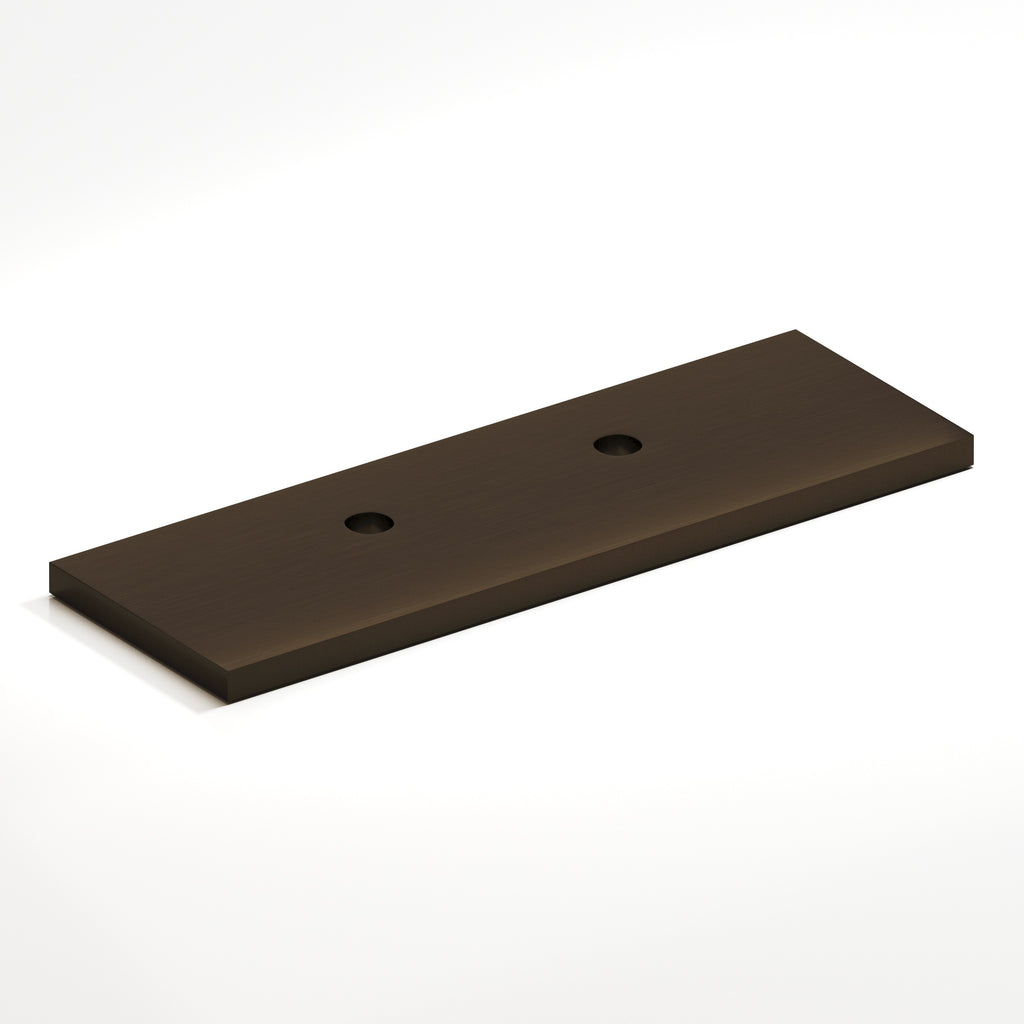 Colonial Bronze Series 9420 3.5" Rectangular Offset Backplate For Use With 420 457 And 458 Series Oil Rubbed Bronze / 3.5"