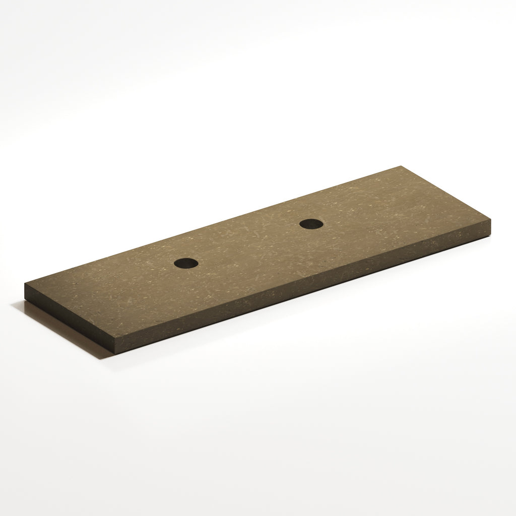 Colonial Bronze Series 9420 3.5" Rectangular Offset Backplate For Use With 420 457 And 458 Series Distressed Oil Rubbed Bronze / 3.5"