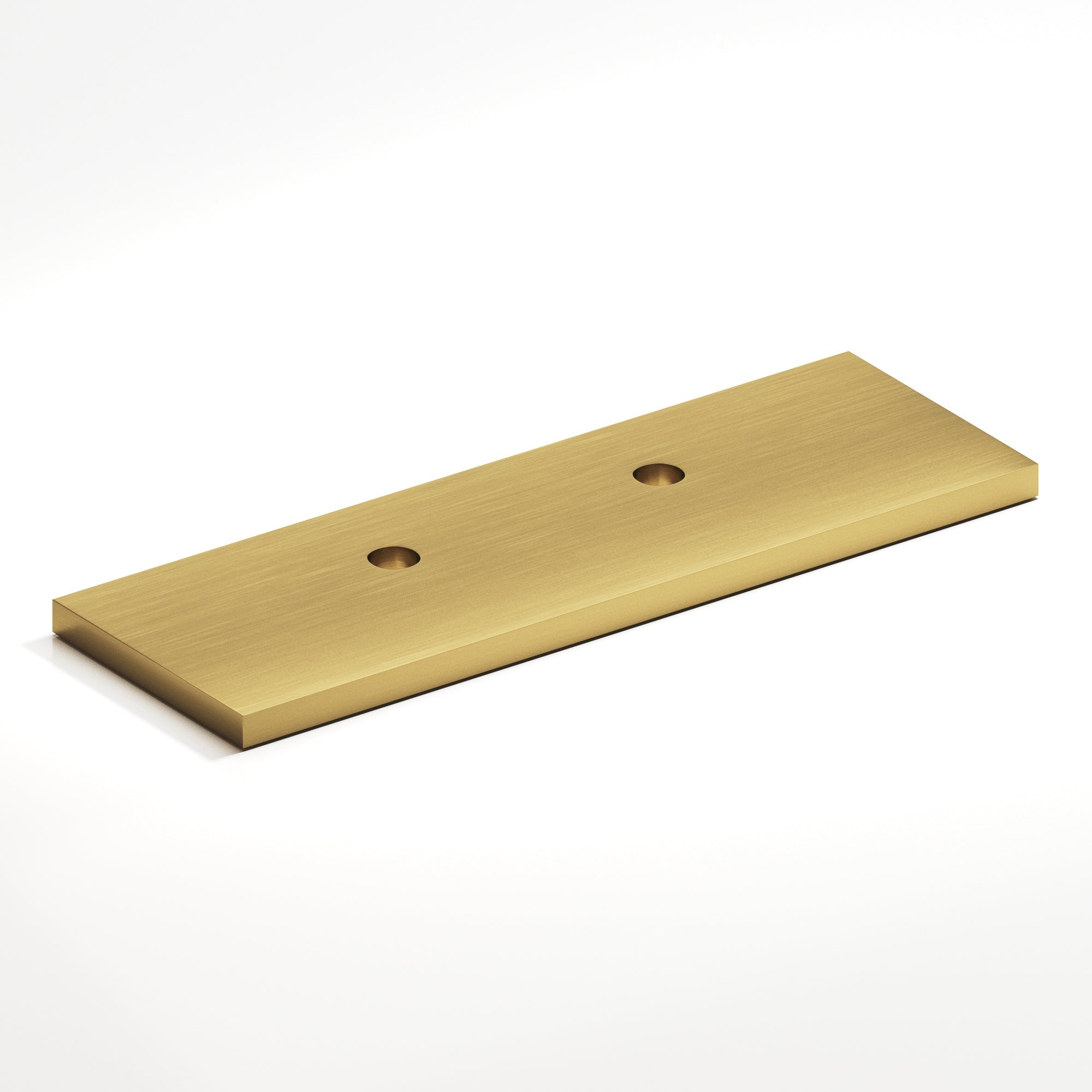Colonial Bronze Series 9420 3.5" Rectangular Offset Backplate For Use With 420 457 And 458 Series Satin Brass / 3.5"