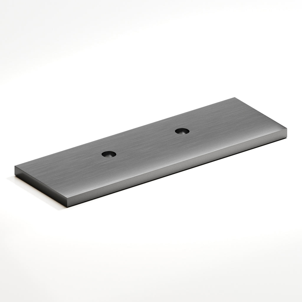 Colonial Bronze Series 9420 3.5" Rectangular Offset Backplate For Use With 420 457 And 458 Series Graphite / 3.5"