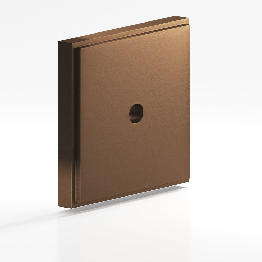 Colonial Bronze Series 9625 1.75" Square Stepped Backplate Matte Oil Rubbed Bronze / 1.75"